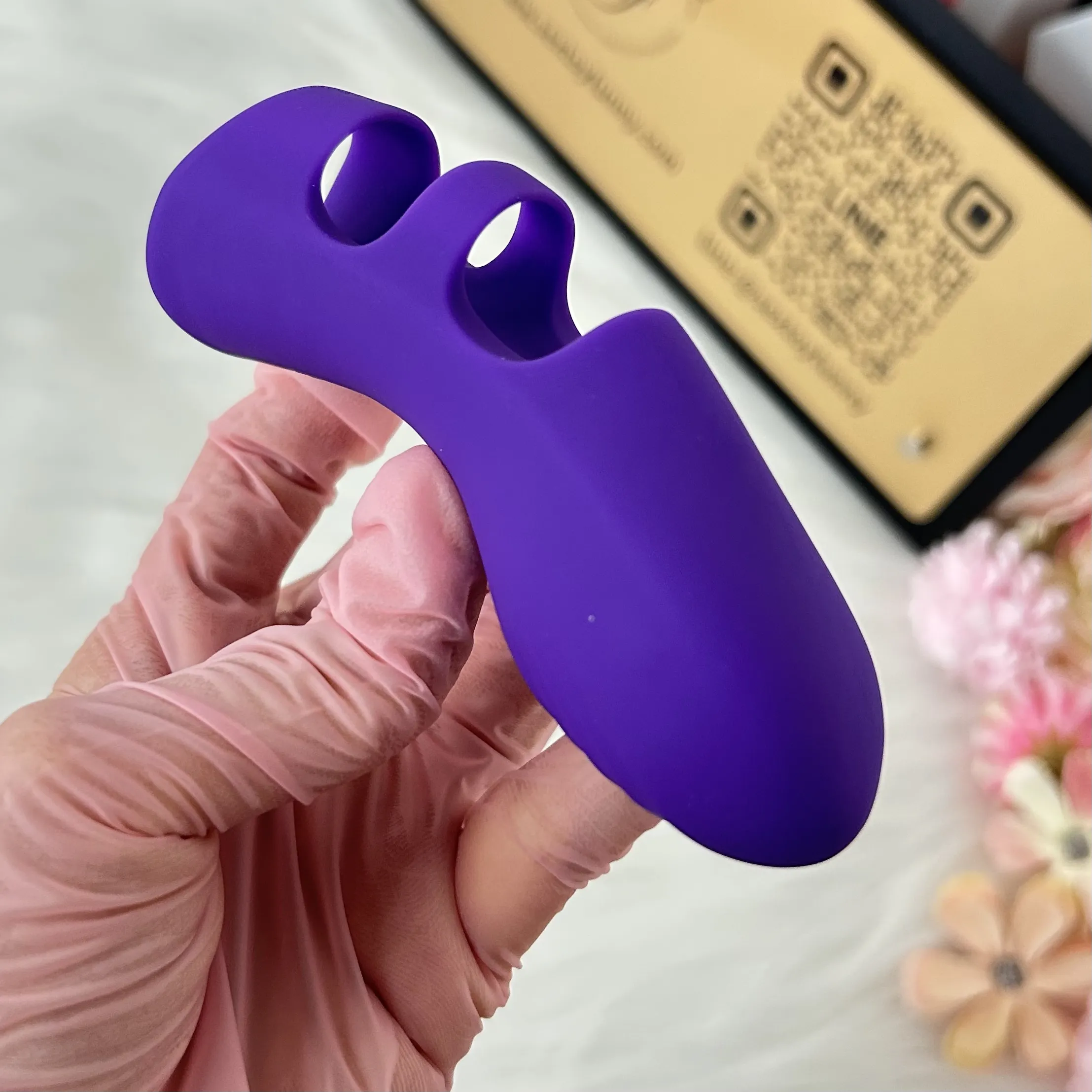 10 Frequencies Finger-Wearable Vibrating Egg IPX6 Waterproof