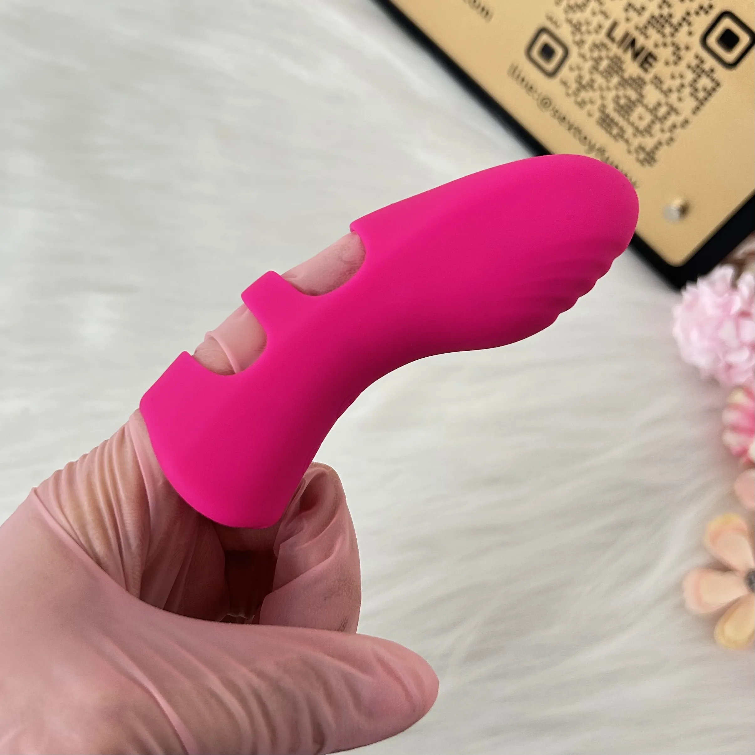 10 Frequencies Finger-Wearable Vibrating Egg IPX6 Waterproof