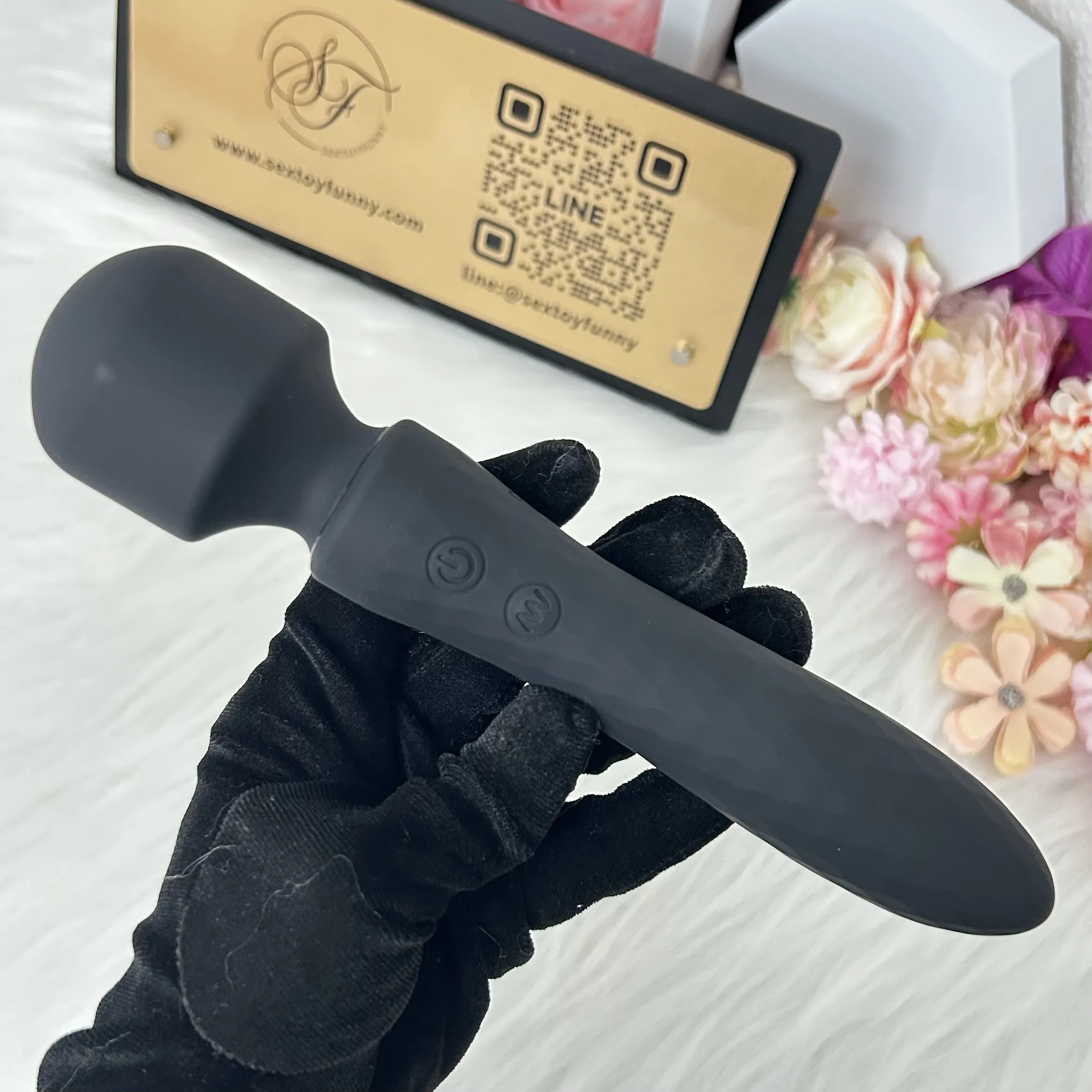 10 Frequencies Dual-Head Seamless Body AV Wand Vibrator