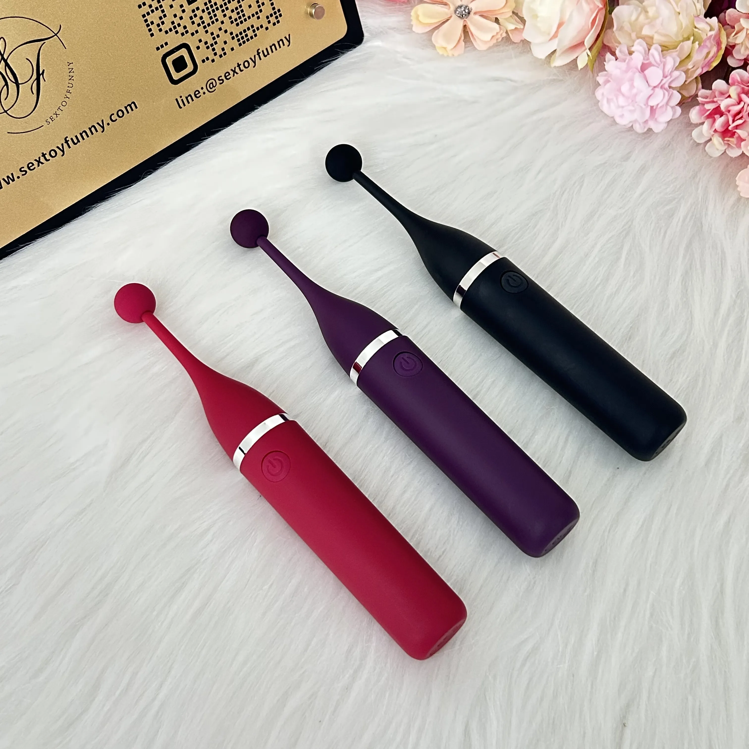 10 Frequencies Vibrator With 2 Different Massage Heads