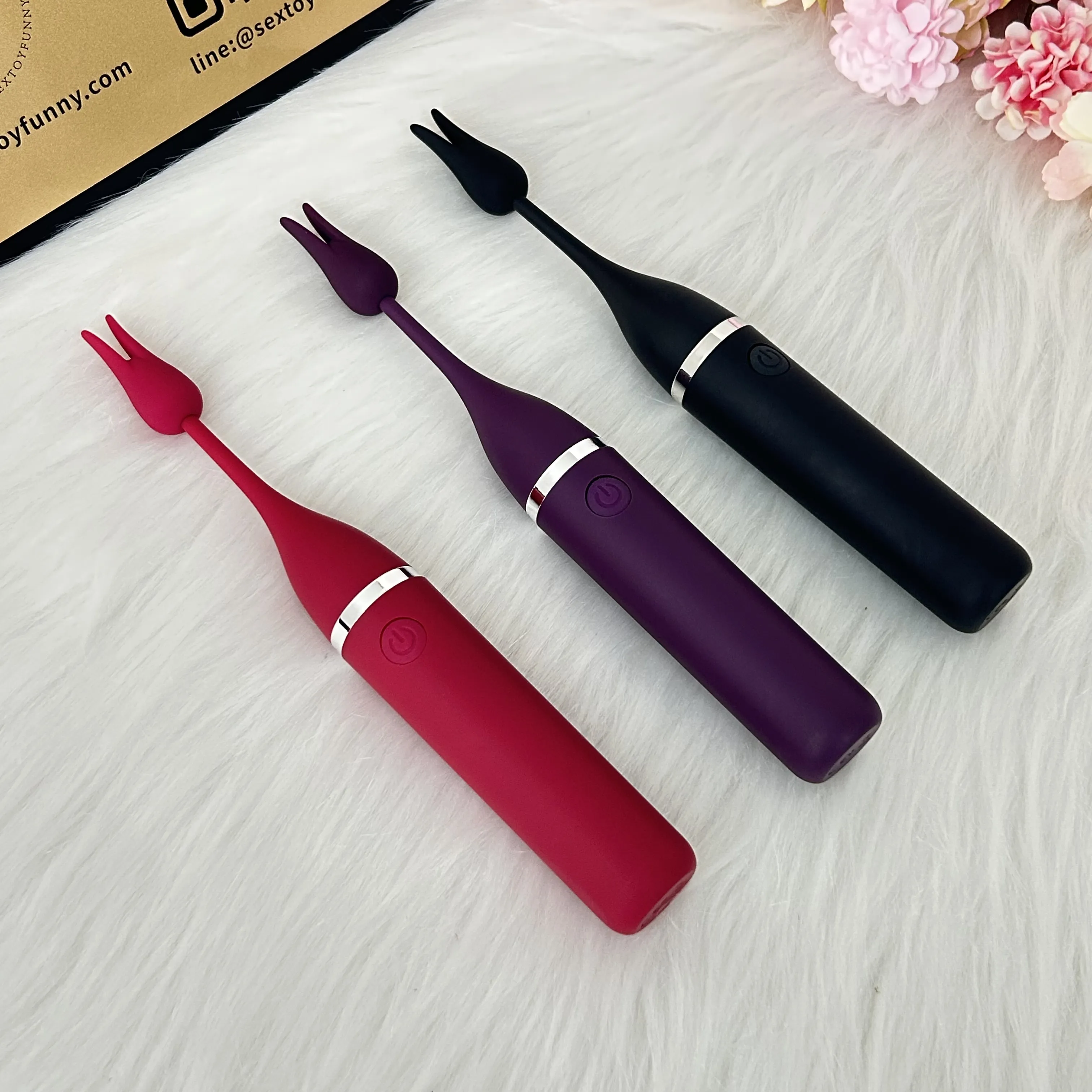 10 Frequencies Vibrator With 2 Different Massage Heads