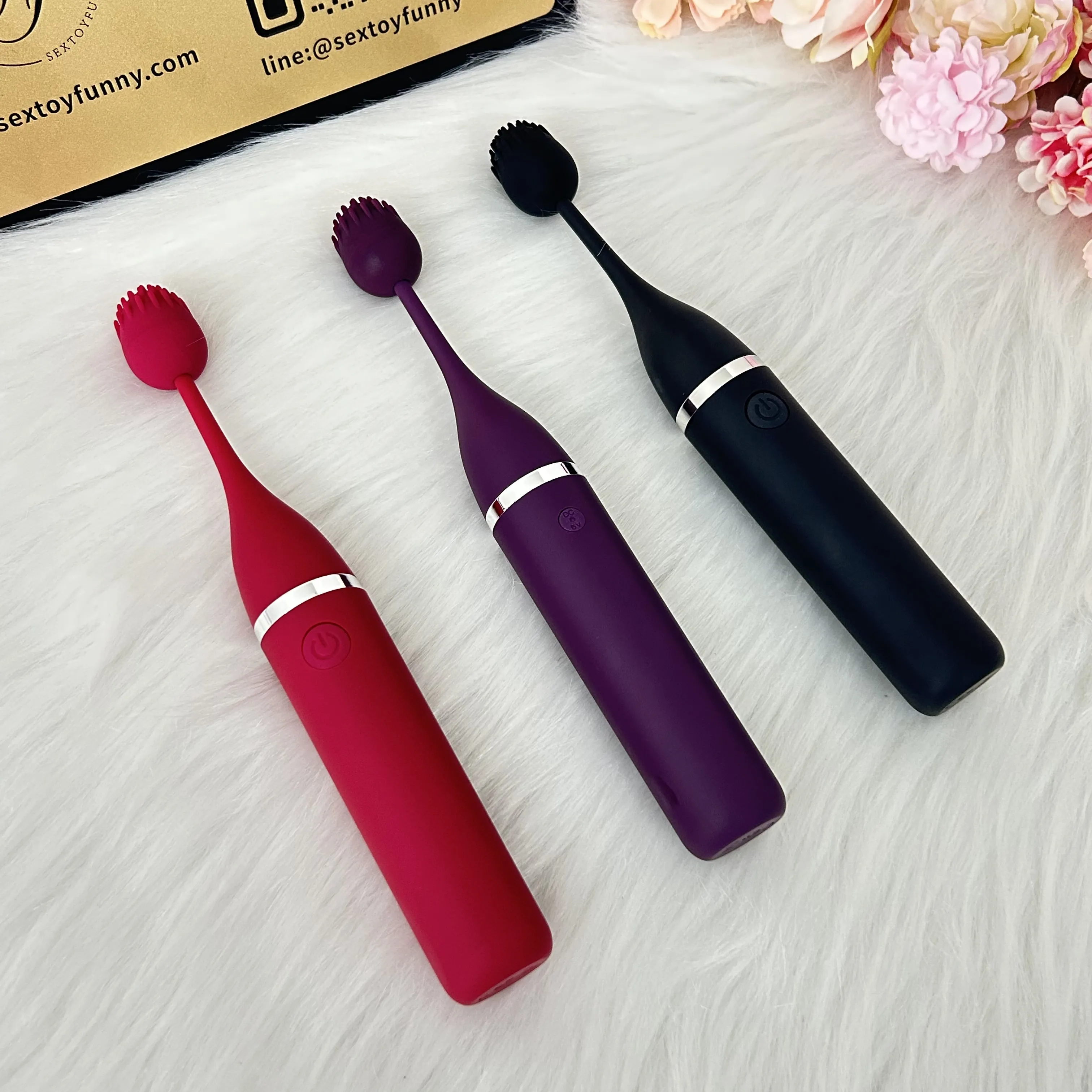 10 Frequencies Vibrator With 2 Different Massage Heads