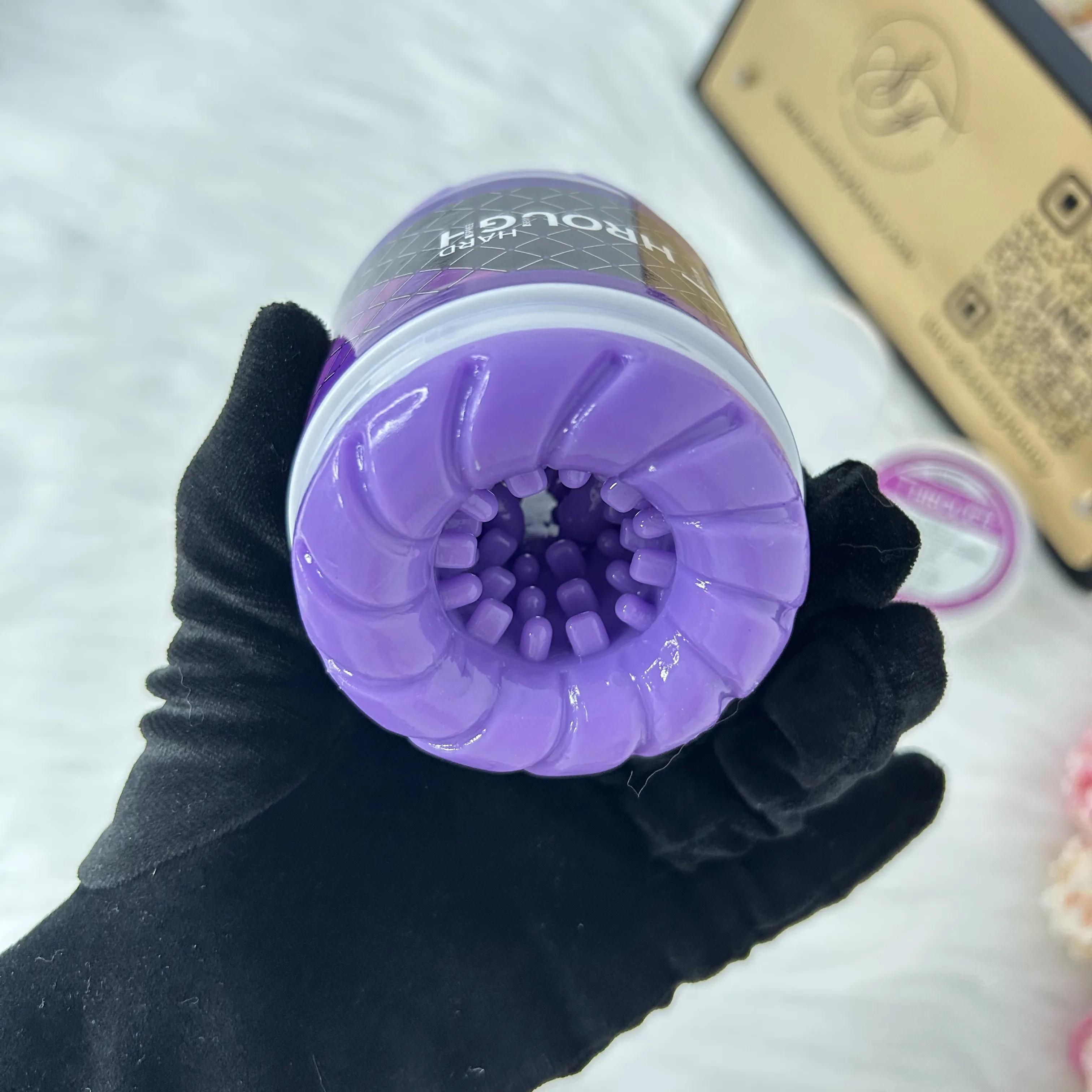 Through-Type Pocket Pussy 3-Level Squeeze 3 Colors Available