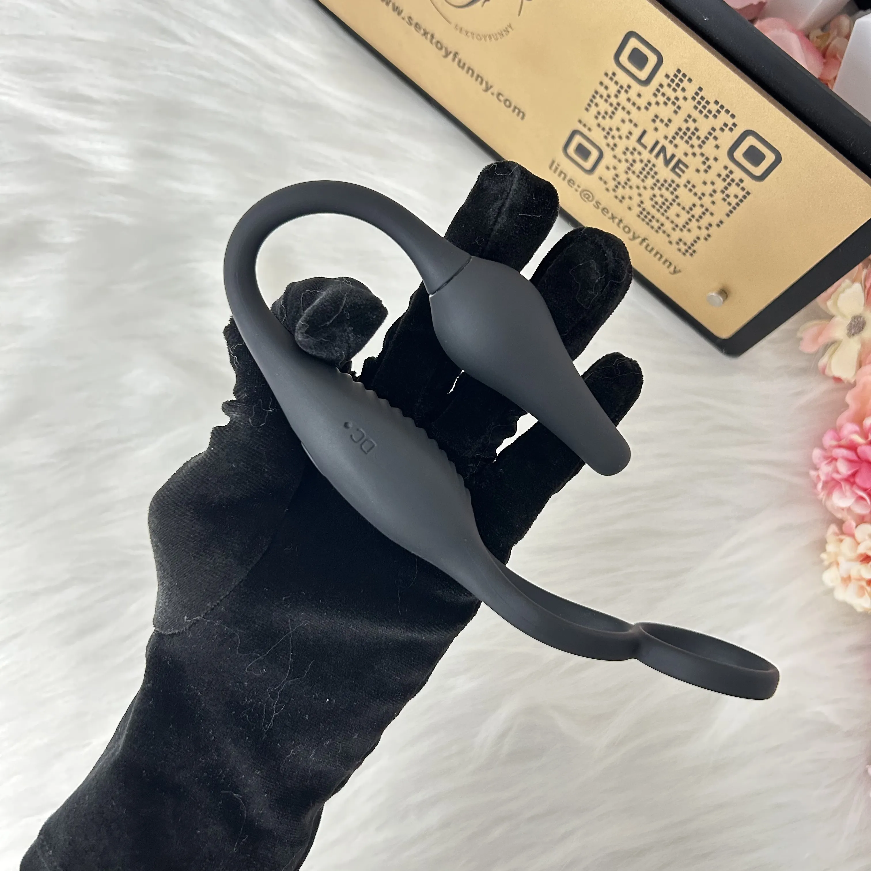 7-Level Dual Vibration Prostate Massager With Cock Ring
