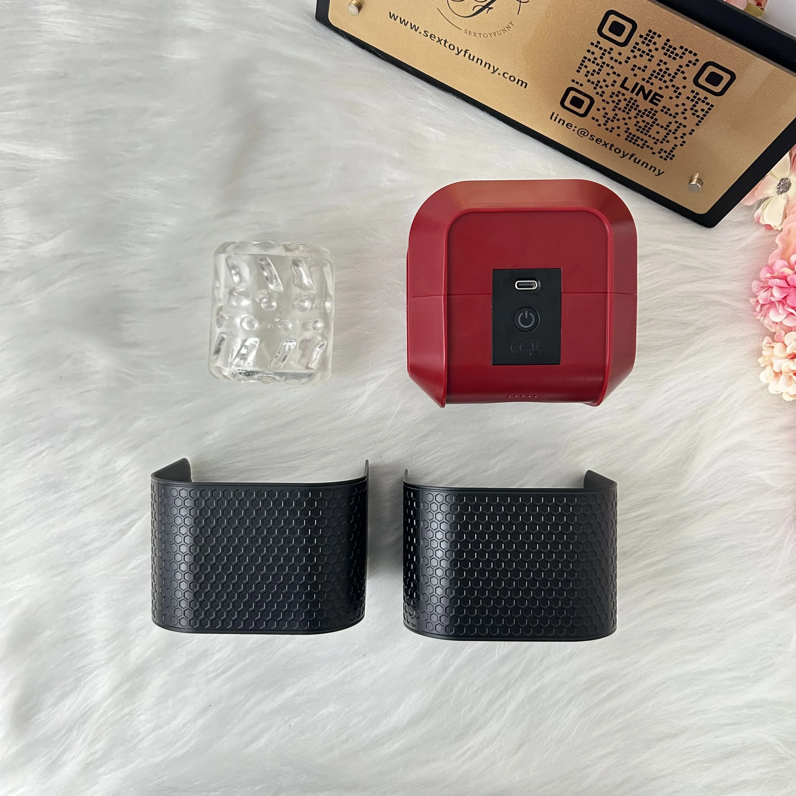 7 Thrusting + 7 Rotation Male Masturbator Speaker Shape