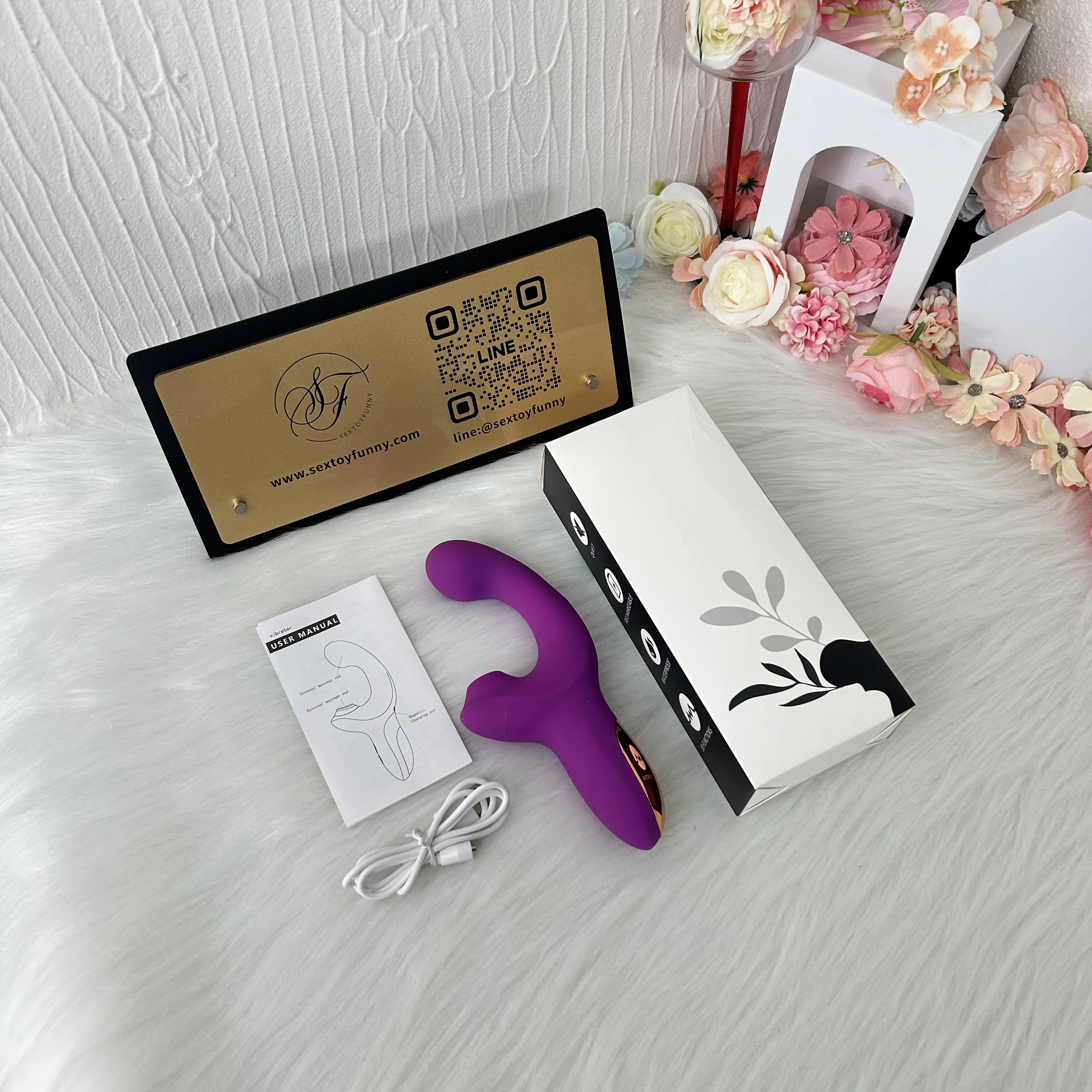 Dual Motor 10-Frequency Pulse Suction Vibrator