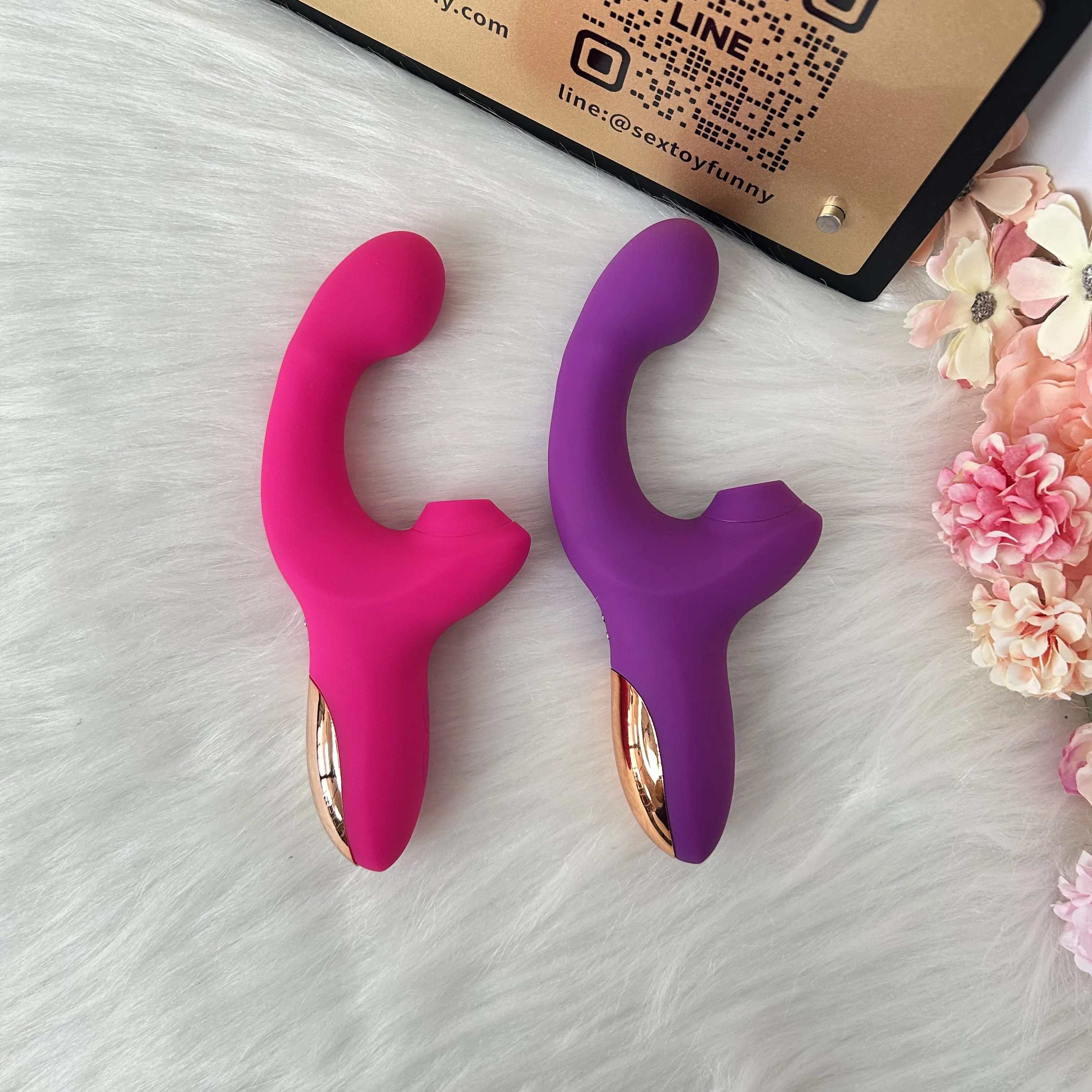 Dual Motor 10-Frequency Pulse Suction Vibrator