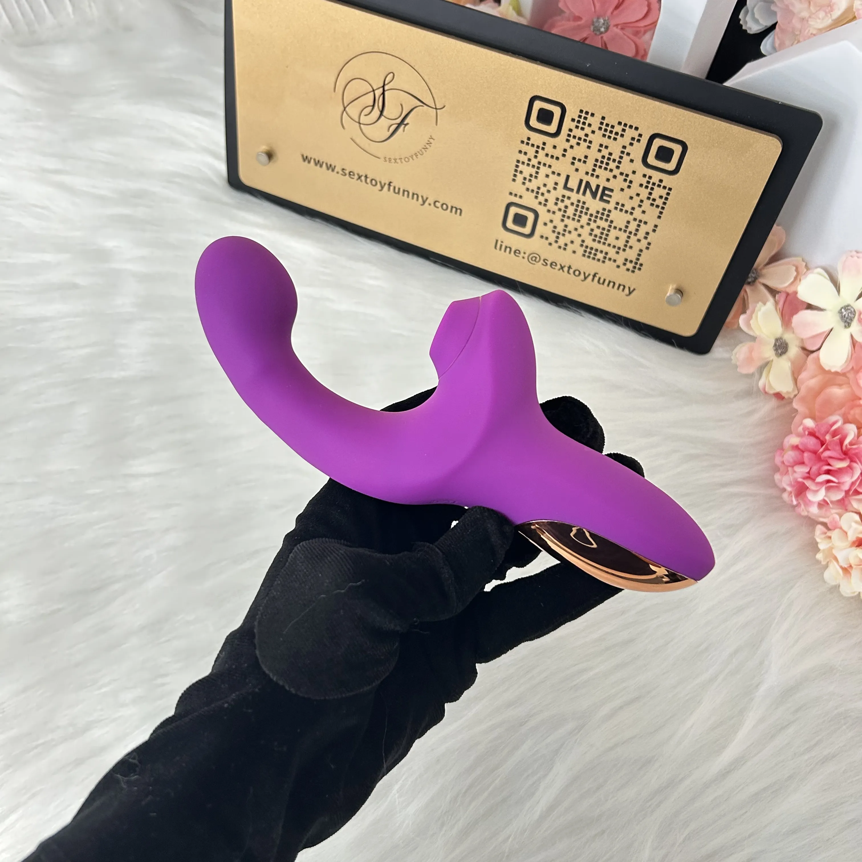 Dual Motor 10-Frequency Pulse Suction Vibrator