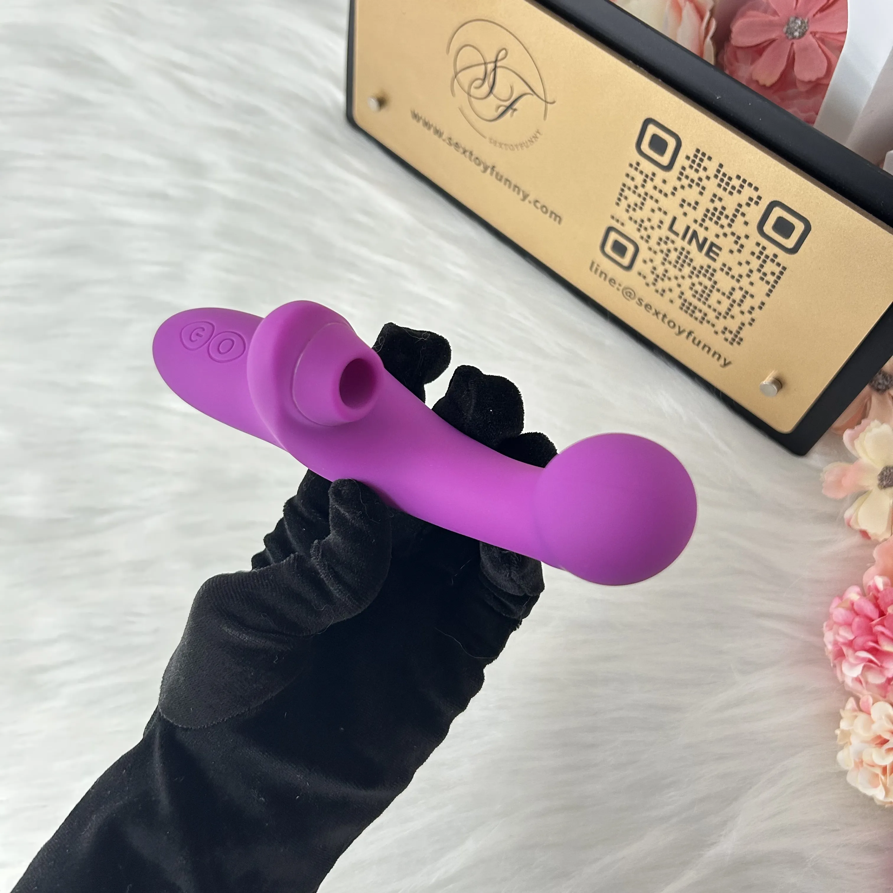 Dual Motor 10-Frequency Pulse Suction Vibrator