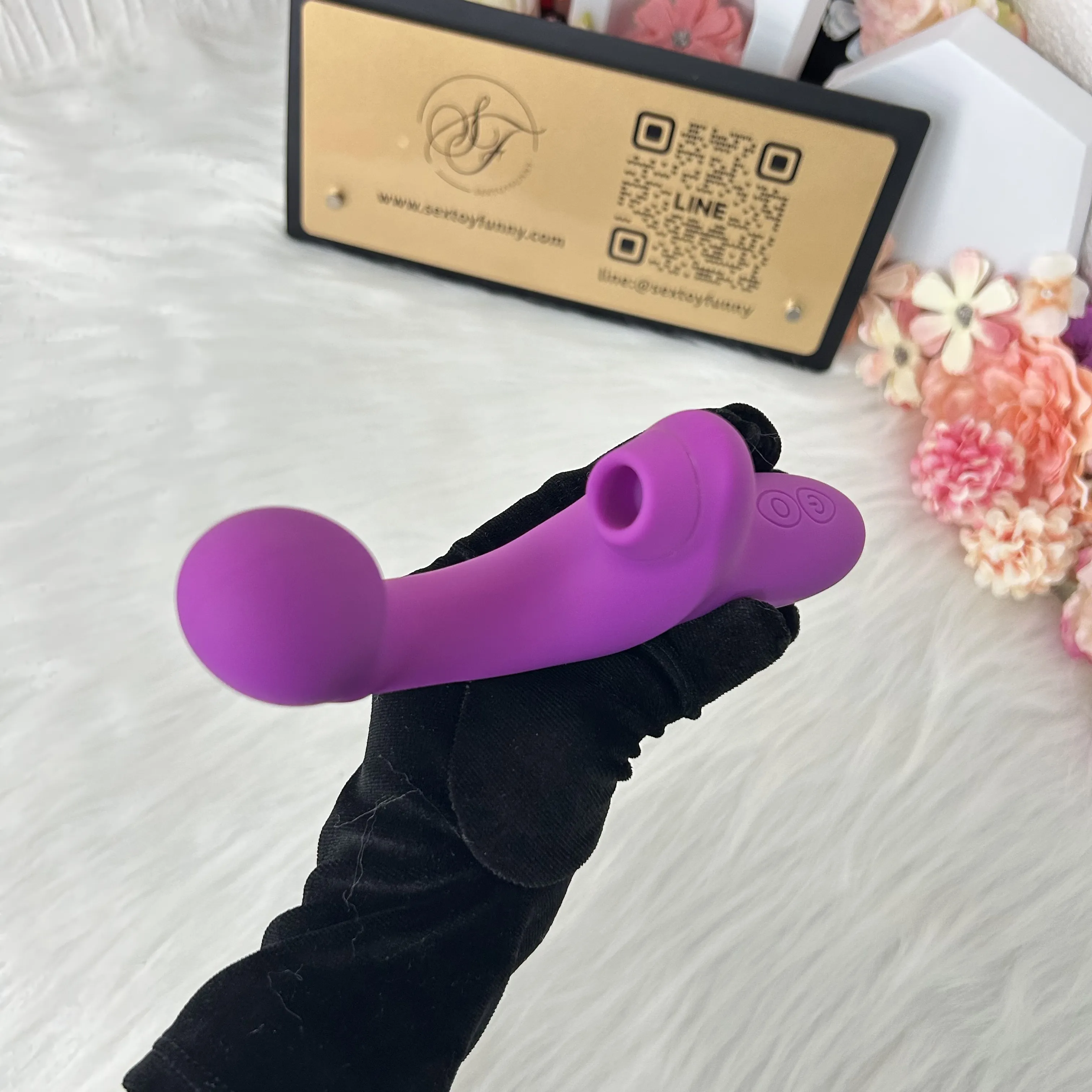 Dual Motor 10-Frequency Pulse Suction Vibrator
