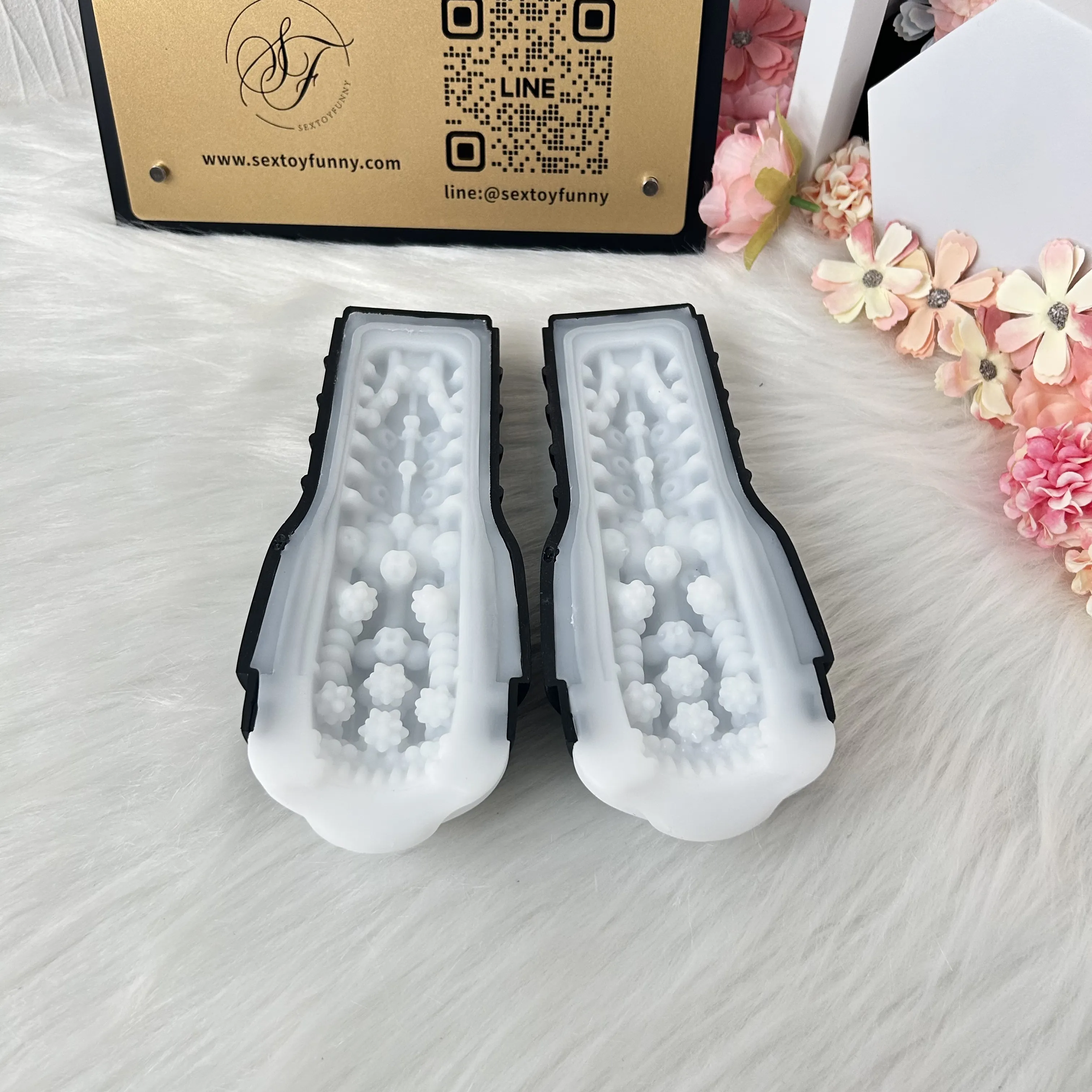 Split-Type Open-Close Vibarting Male Masturbator Dual Engines