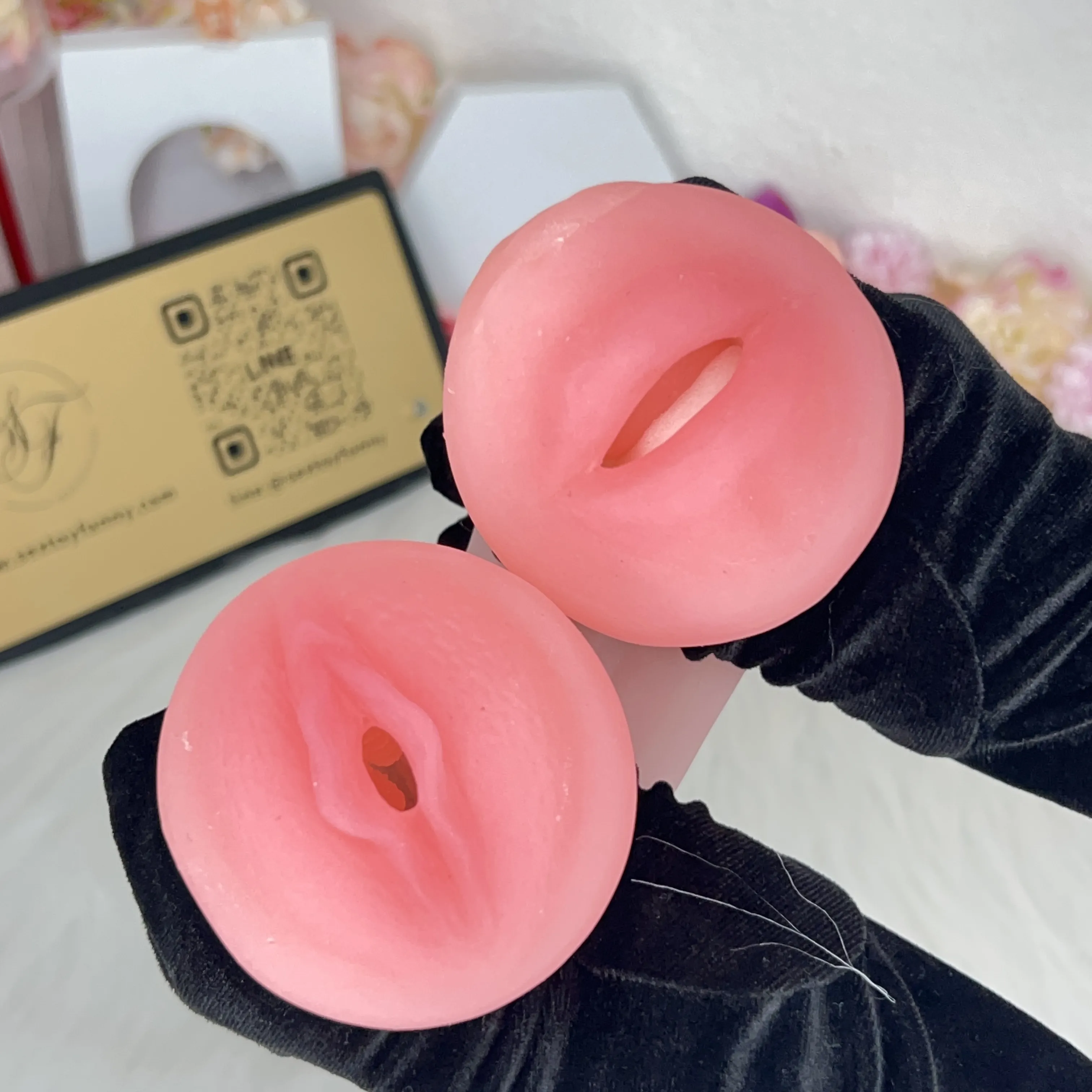 Realistic Vagina Heating Male Masturbator Dual Timing System