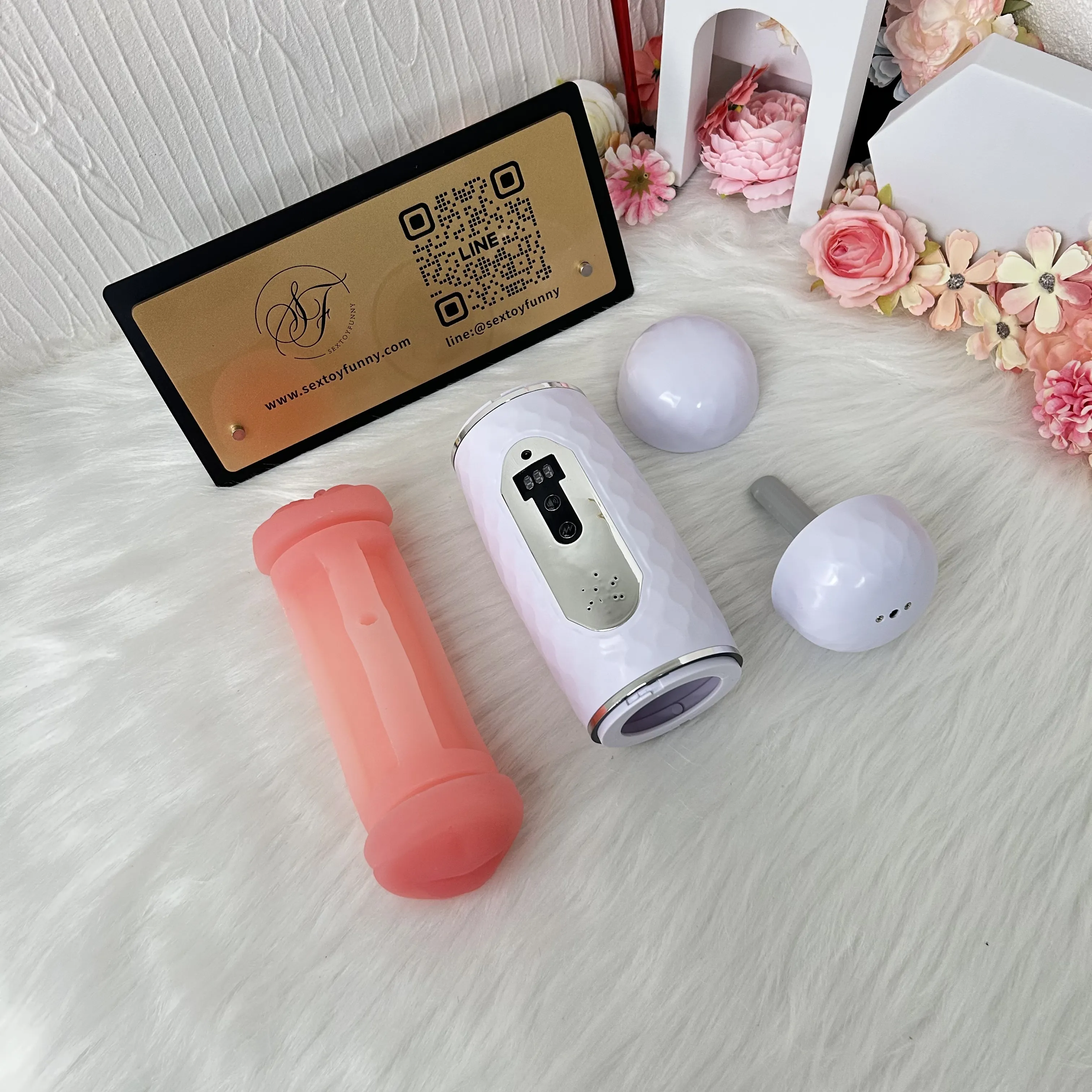 Realistic Vagina Heating Male Masturbator Dual Timing System