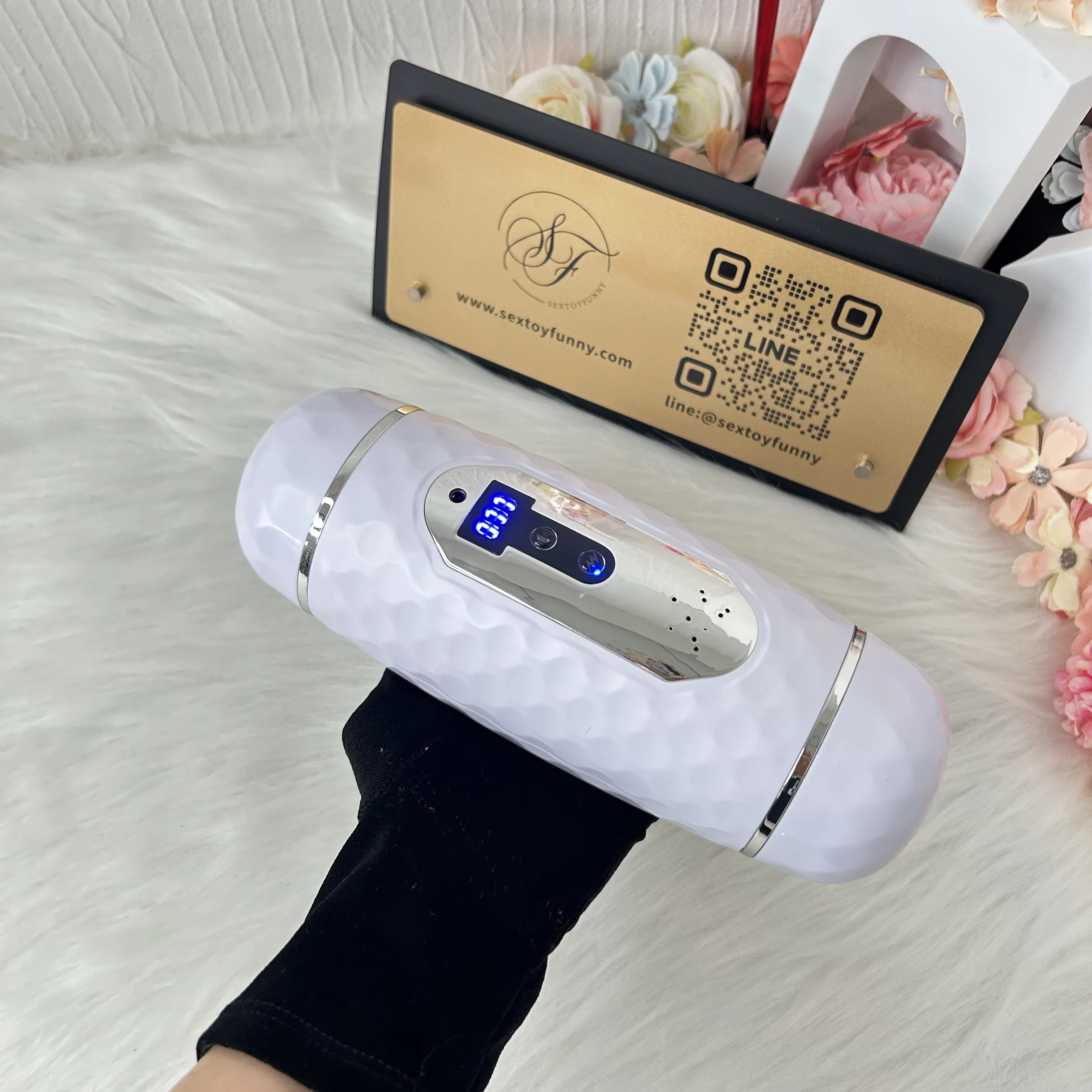 Realistic Vagina Heating Male Masturbator Dual Timing System