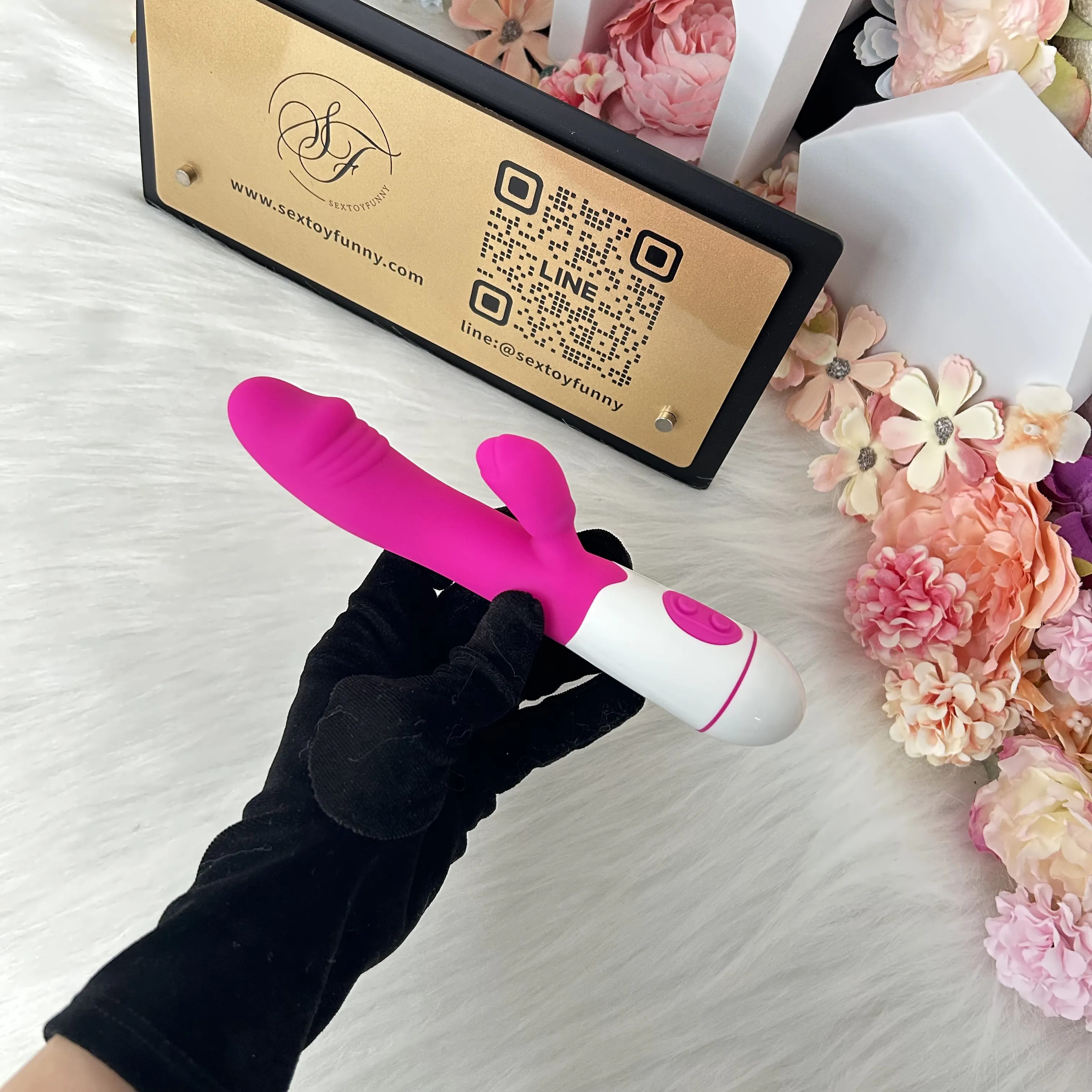 Battery-Powered Glans Head Dual G-Spot & Clitoral Vibrator
