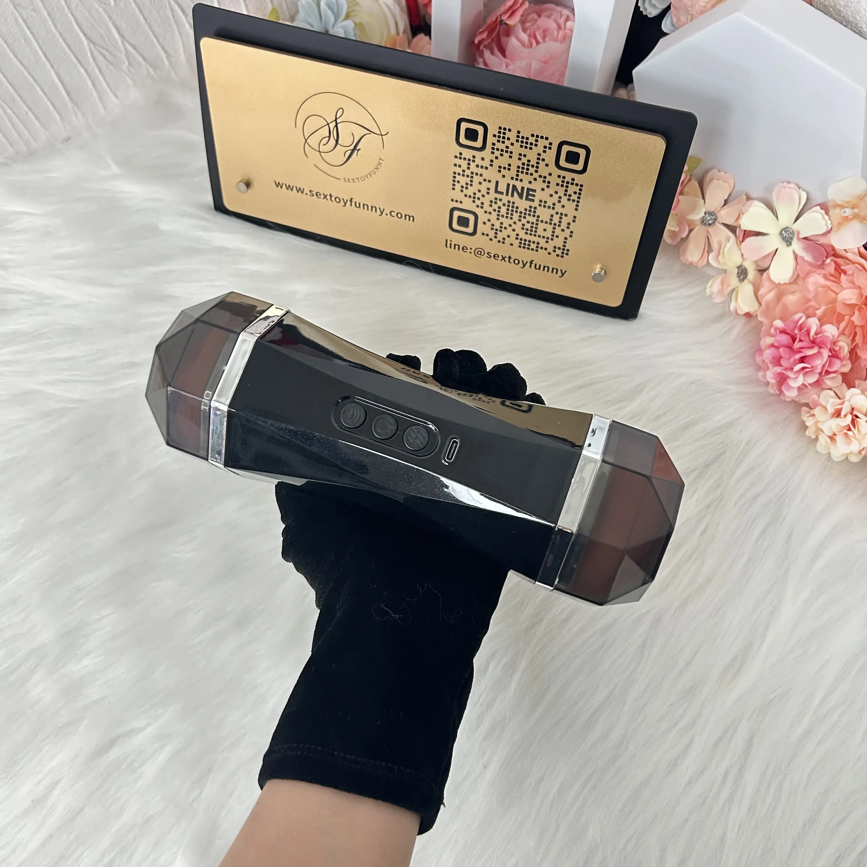 Dual-Head Stroker One-Button Burst Mode Human Voice