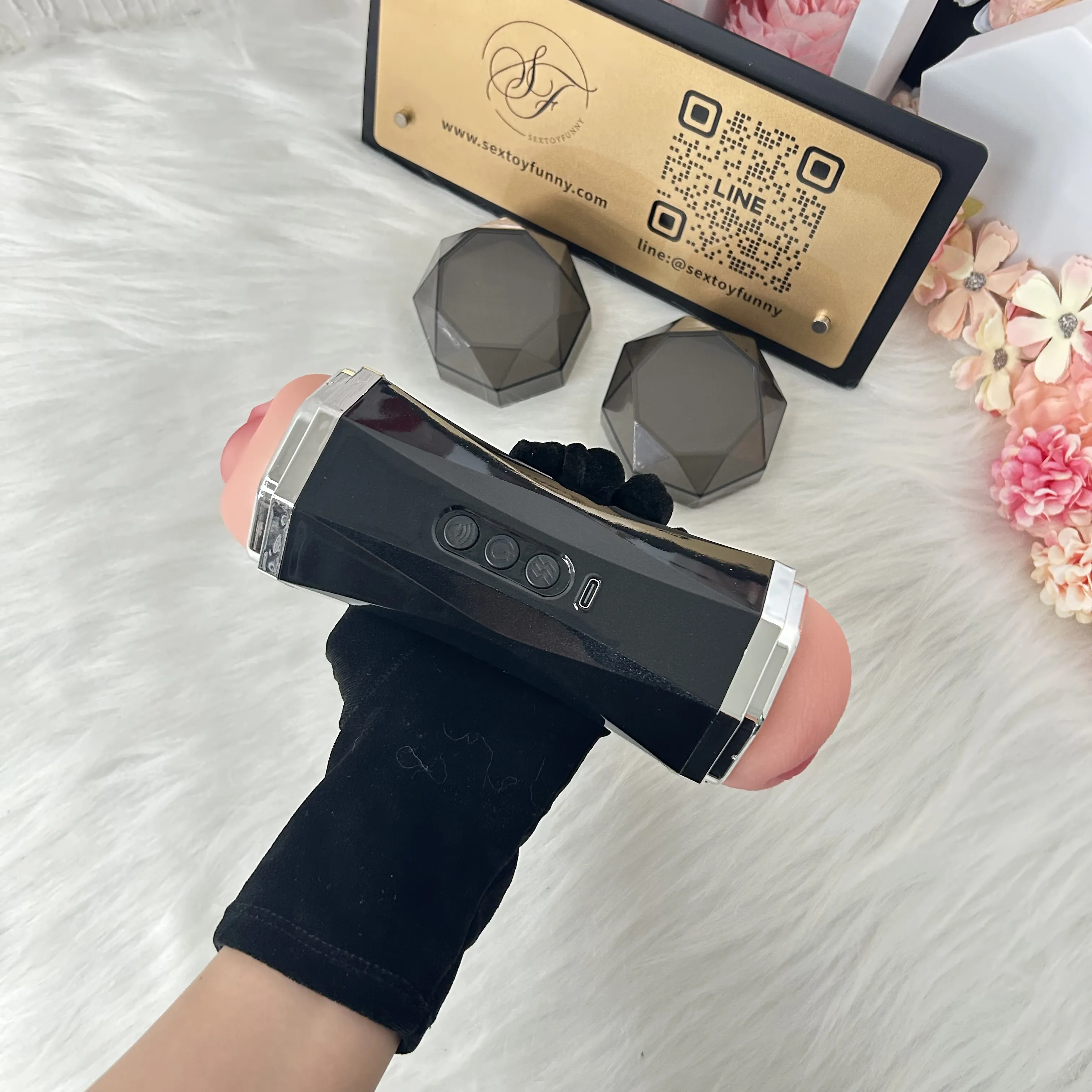 Dual-Head Stroker One-Button Burst Mode Human Voice