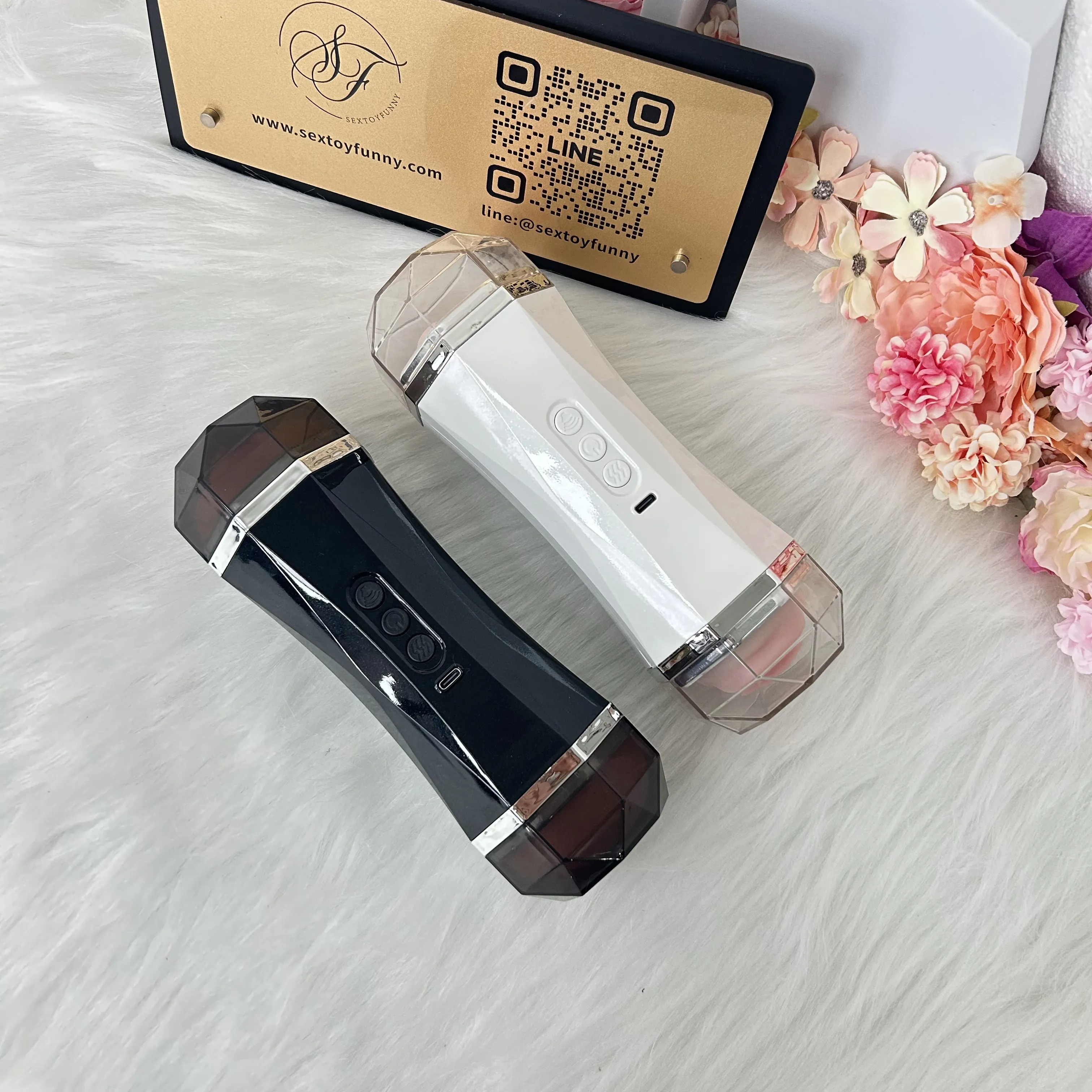 Dual-Head Stroker One-Button Burst Mode Human Voice