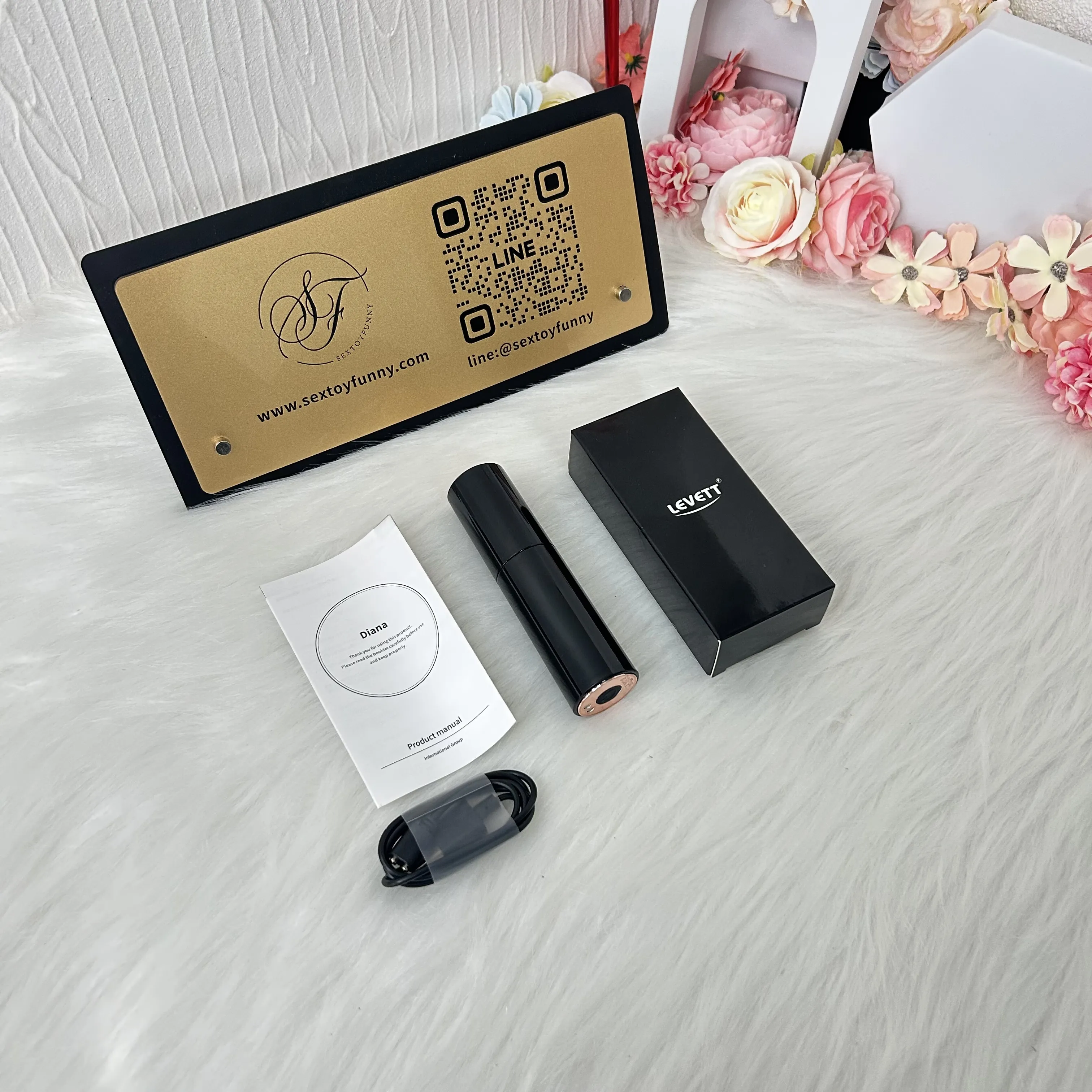 6 Modes Lipstick Shaped Clitoral Vibrator & Breast Toy