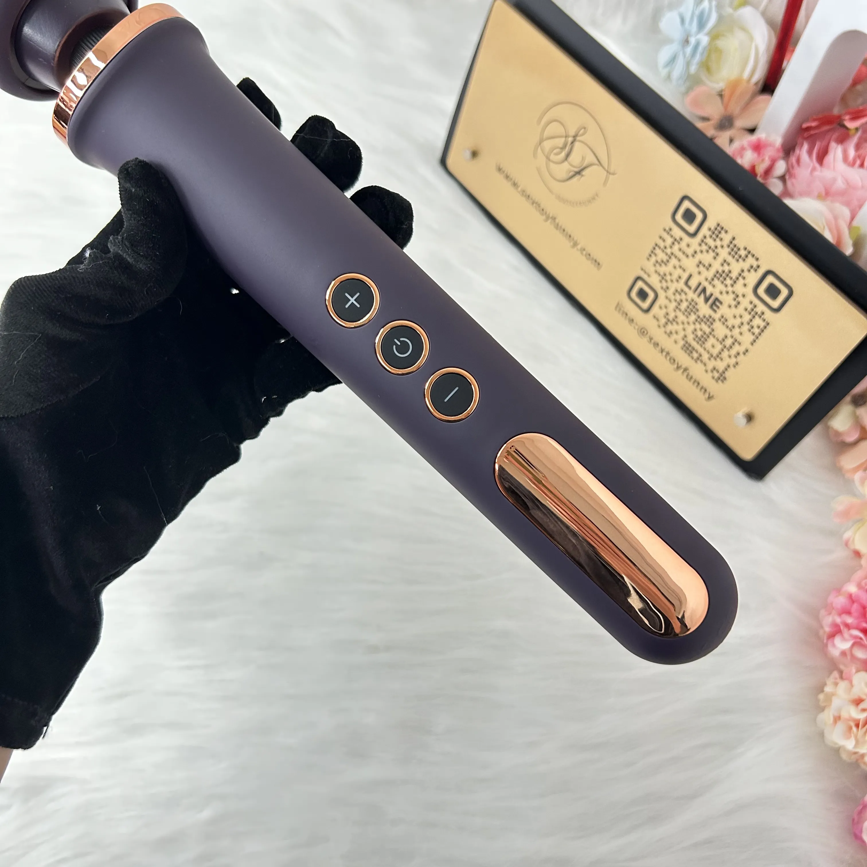 5 Speeds 10 Frequencies Piano Lacquer AV Wand Vibrator