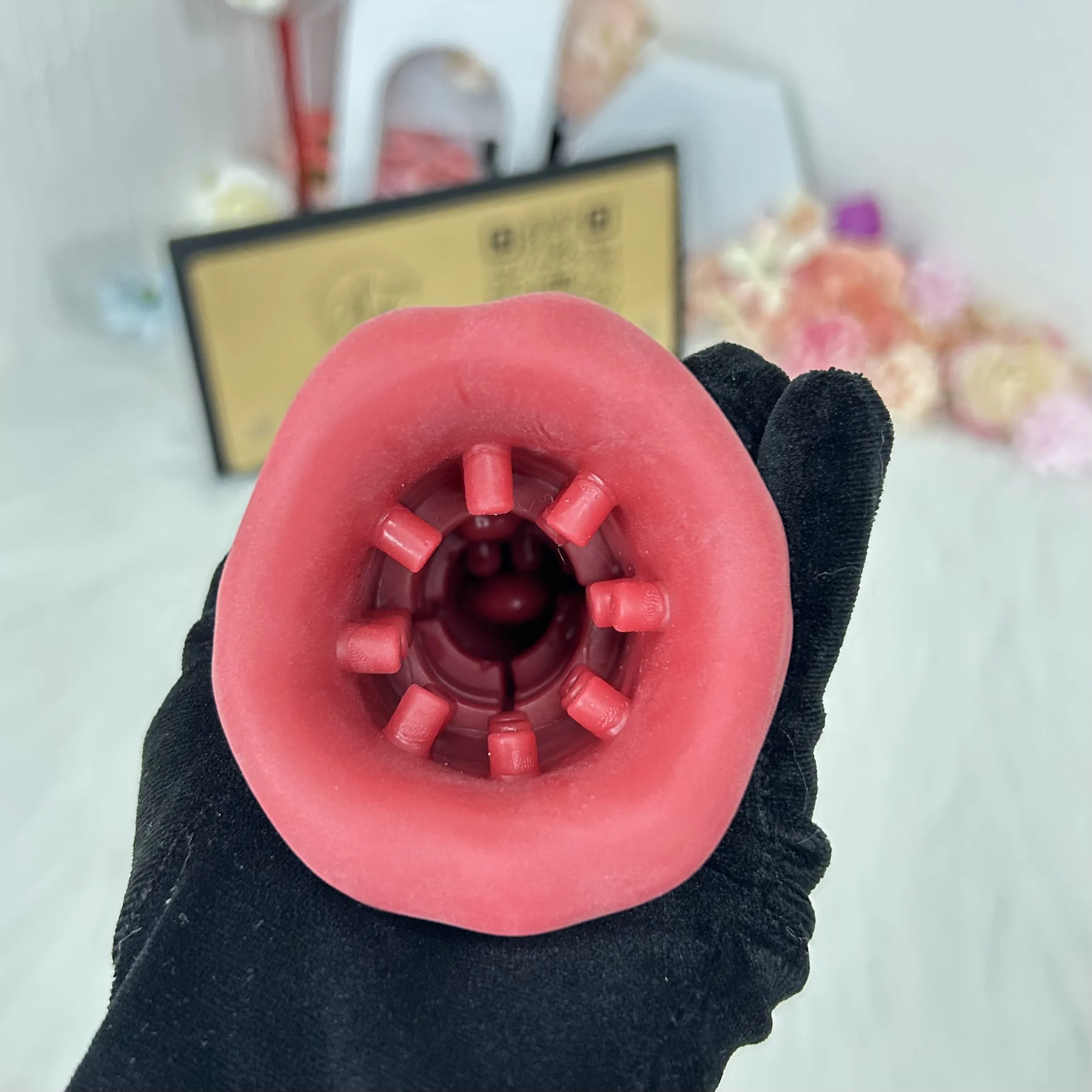 Male Masturbator & Trainer Thick Lip And Tongue Design