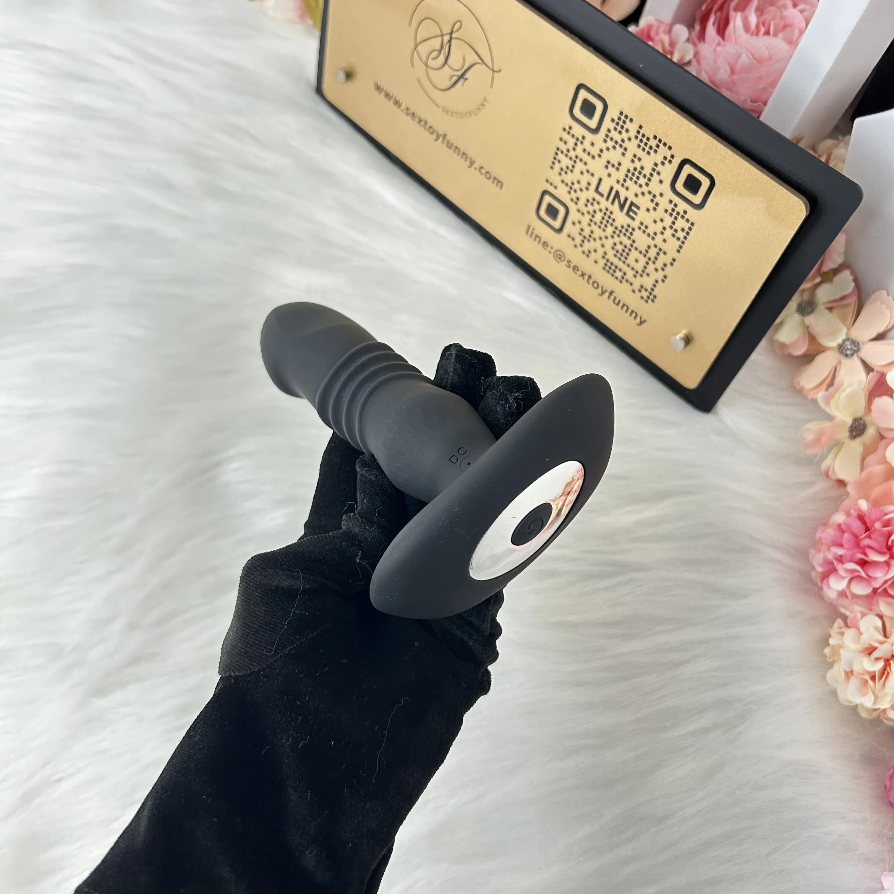 Simulated Glans + Anchor Prostate Massager & Anal Vibrator