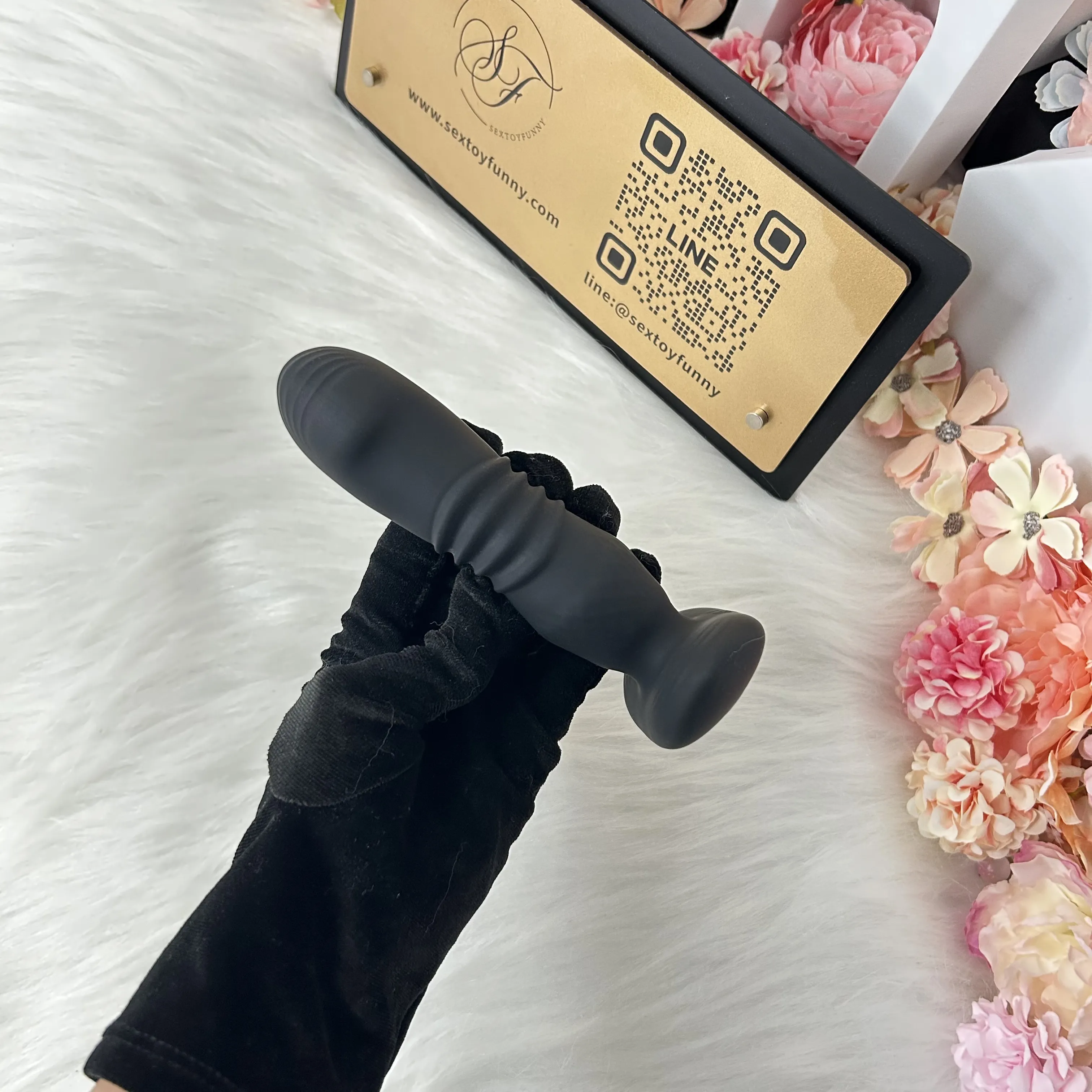 Simulated Glans + Anchor Prostate Massager & Anal Vibrator