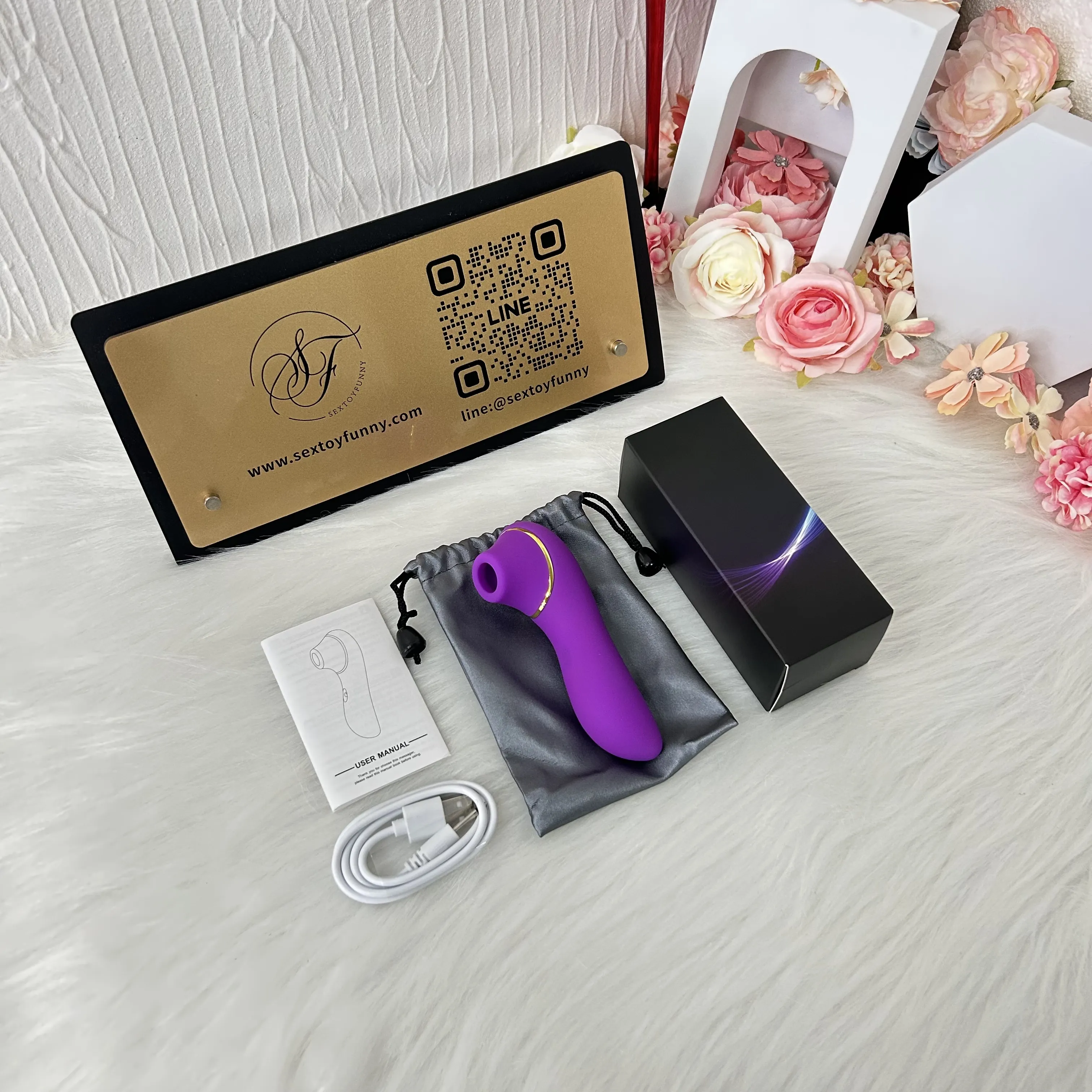 เครื่องสั่นหัวนม เครื่องนวดเอวี ระบบดูด 5 ความถี่ IPX6