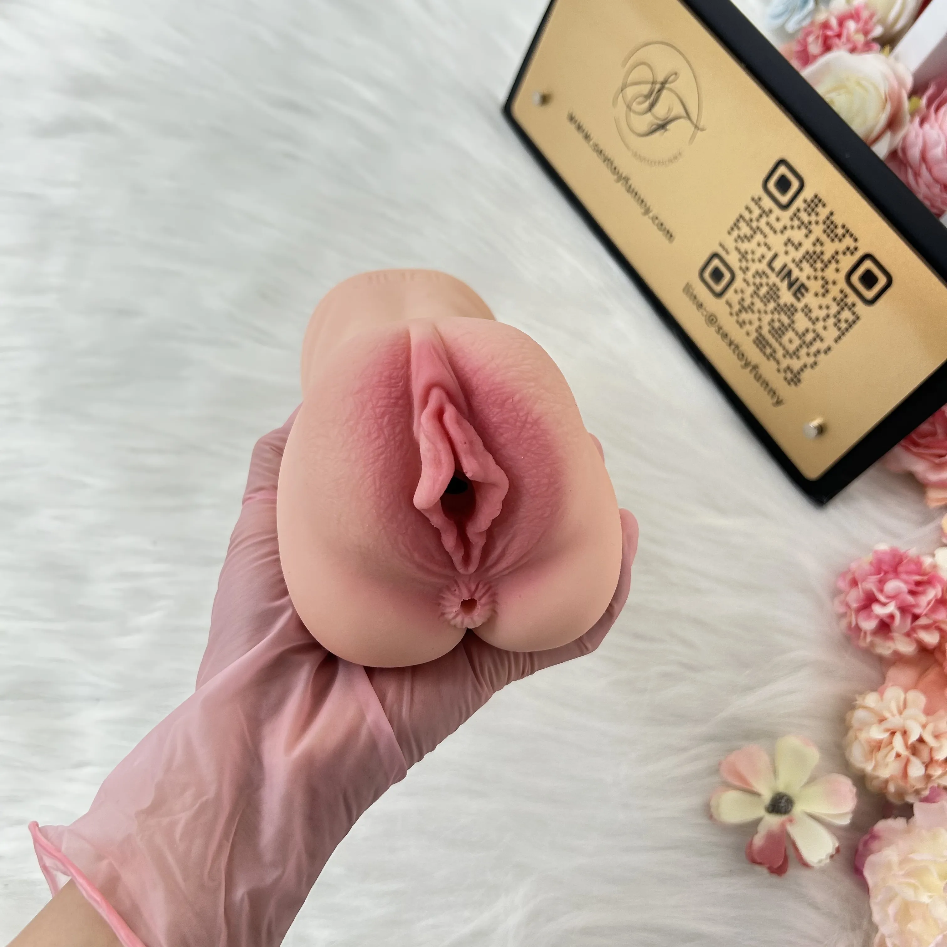 Dual-Channel Vagina & Anus Clitoris And Labia Details NW: 631g ±4%