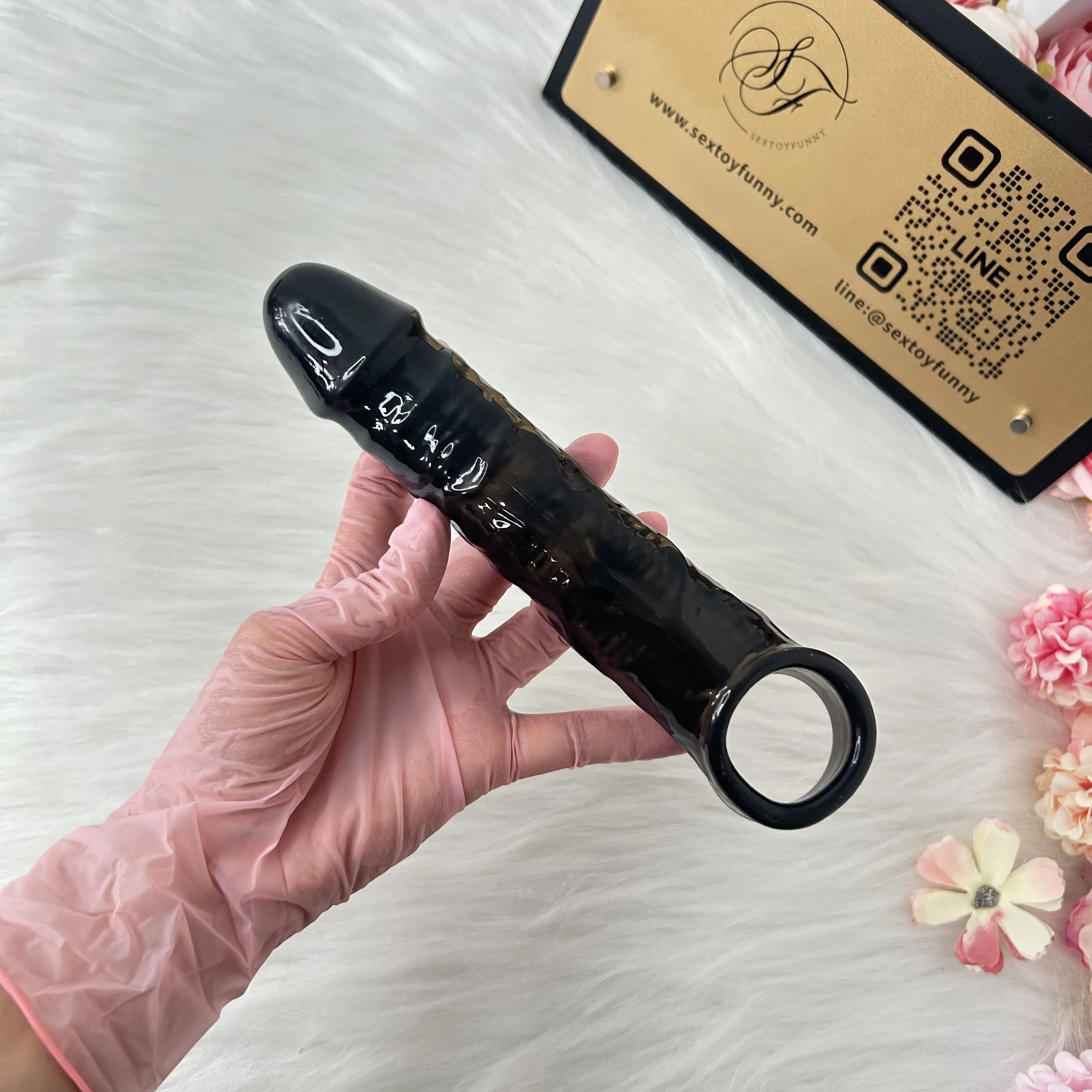 High-Frequency Vibrating Penis Sleeve Integrated Cock Ring