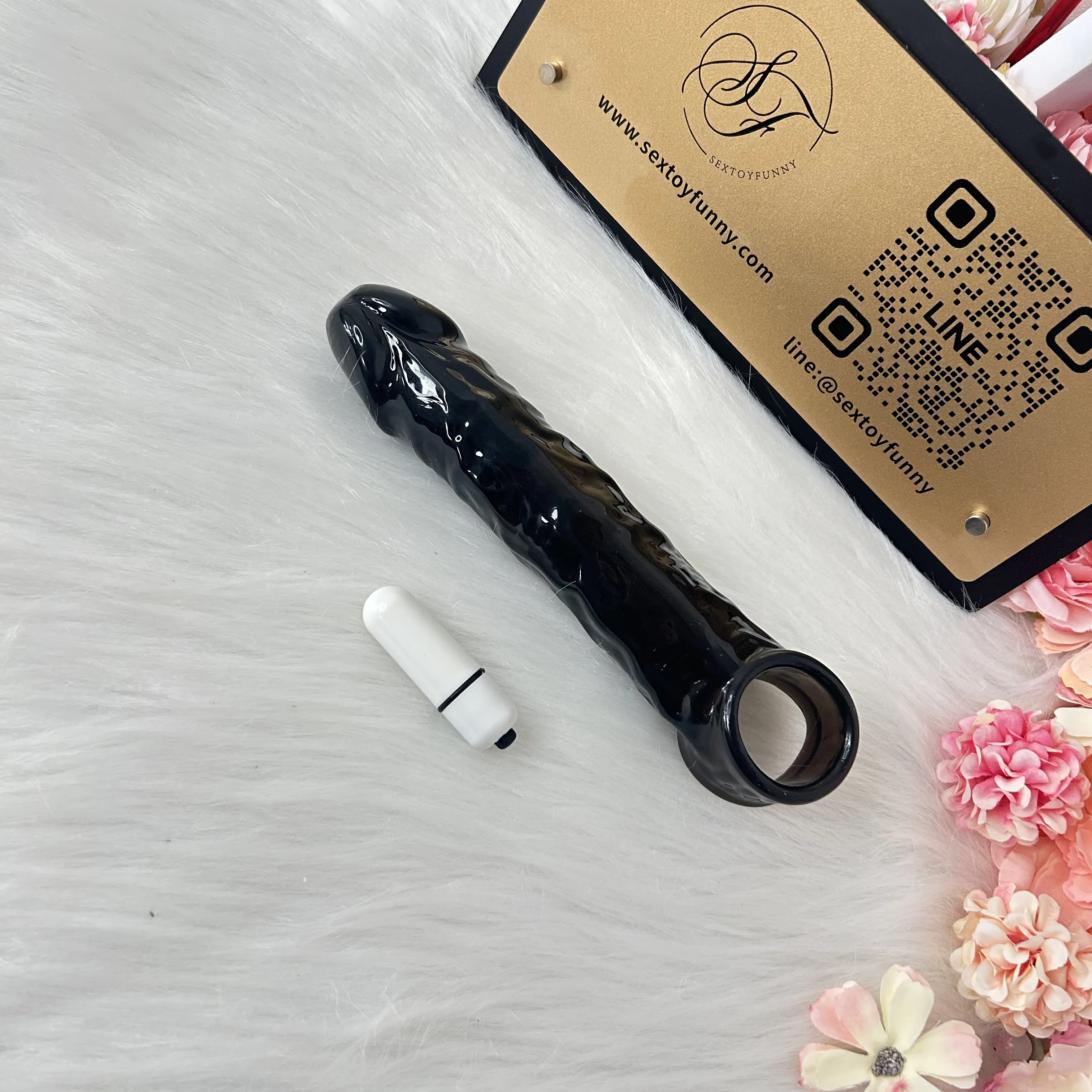 High-Frequency Vibrating Penis Sleeve Integrated Cock Ring