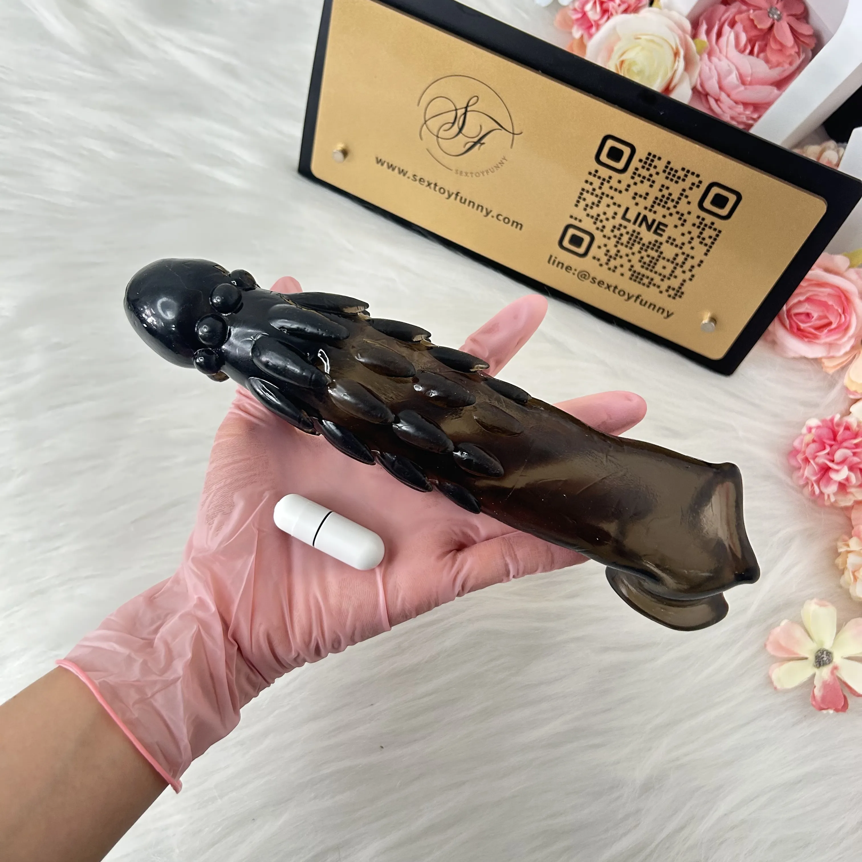 High-Frequency Vibrating Dragon Scale Vibrating Penis Sleeve