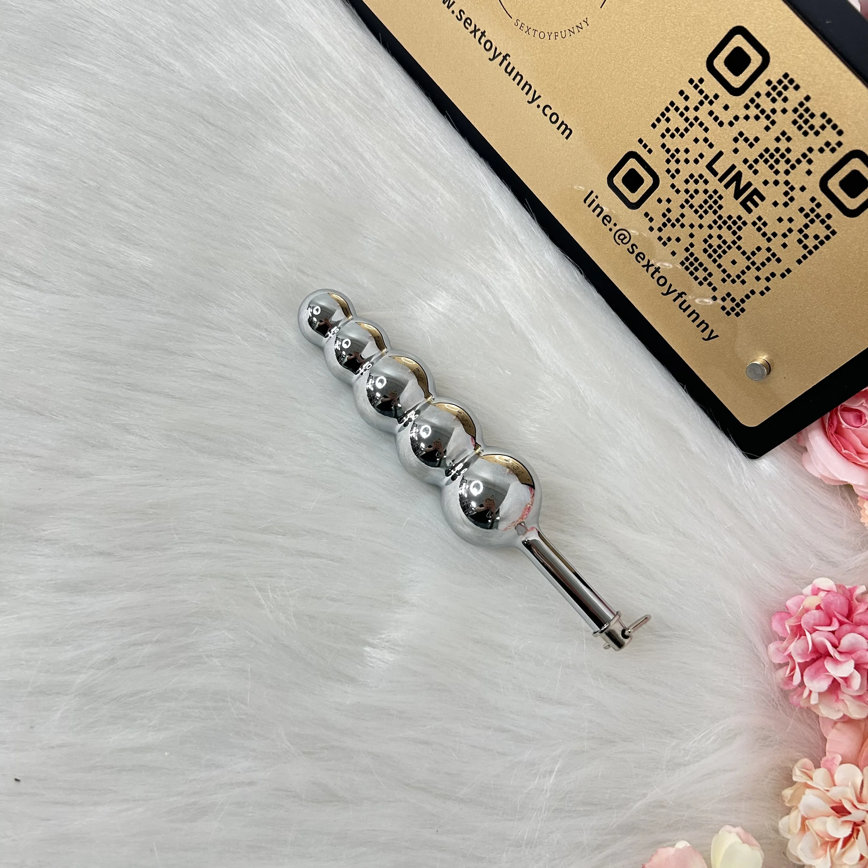 Anal Beads Stainless Steel Butt Plug 3 Styles Available