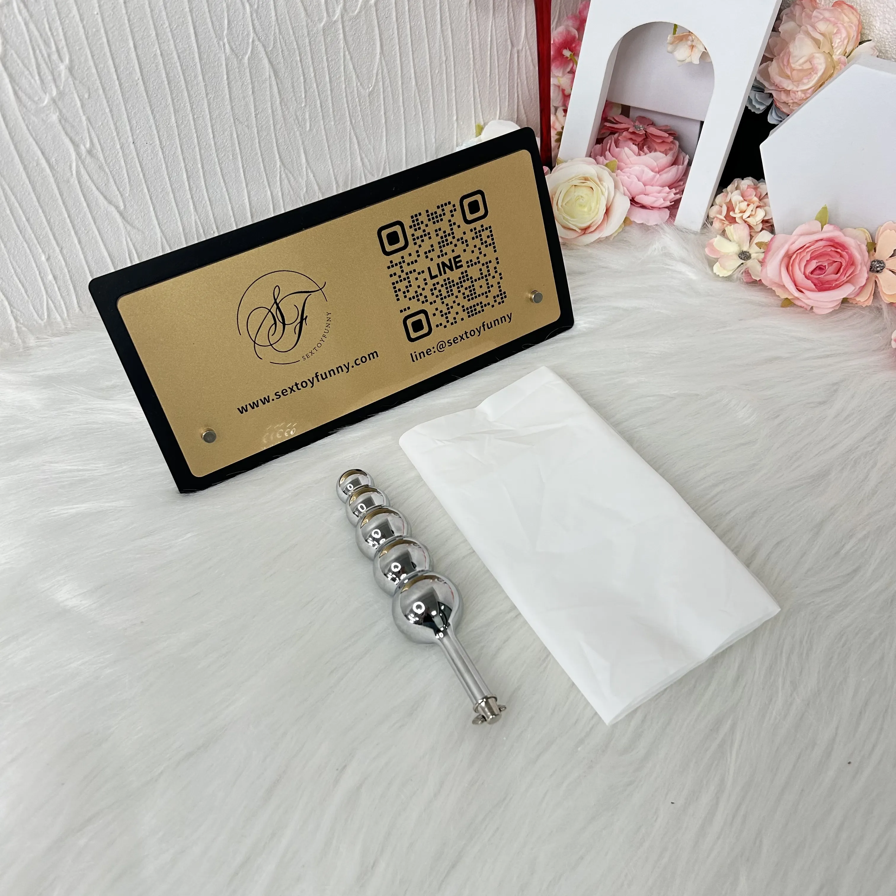 Anal Beads Stainless Steel Butt Plug 3 Styles Available