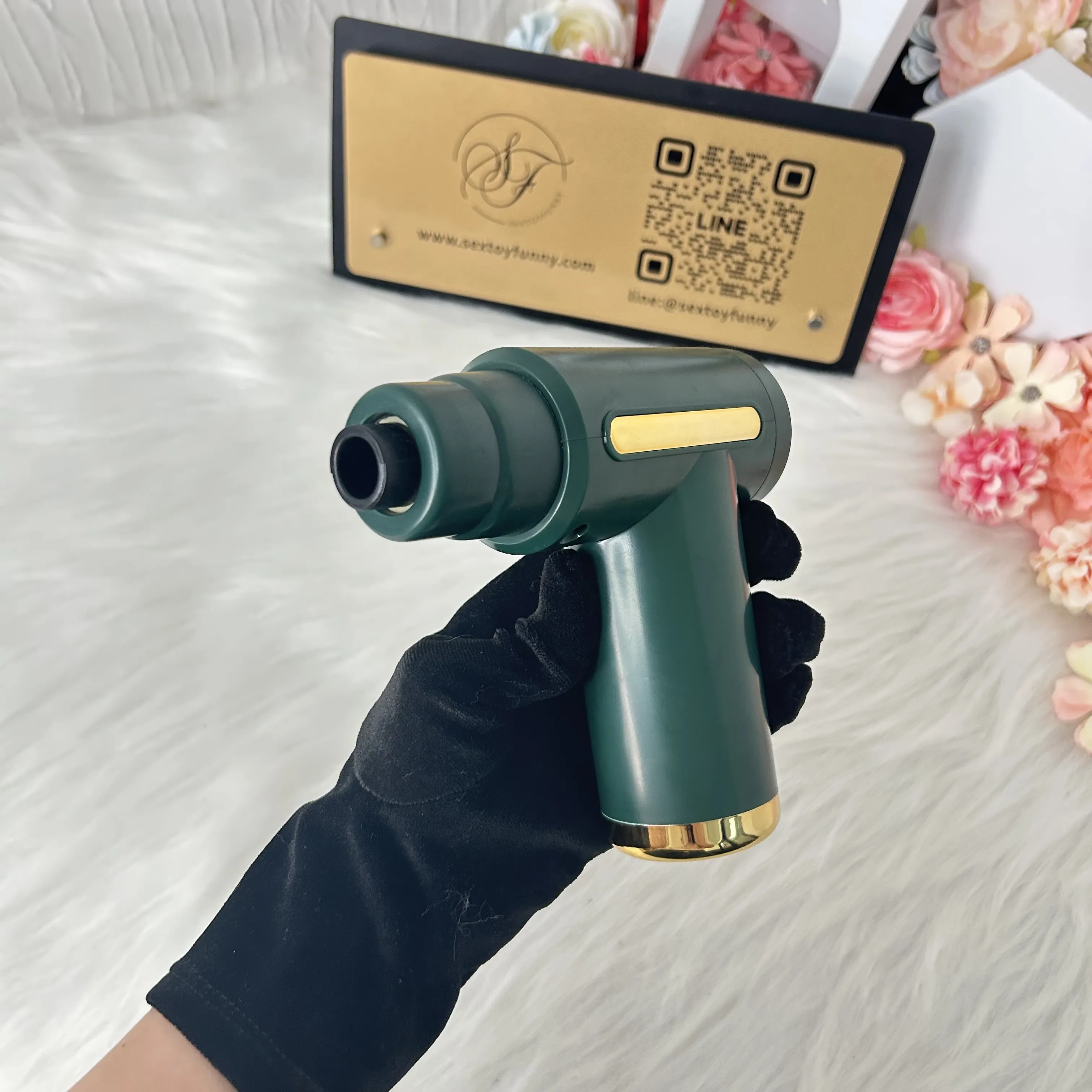 เครื่องนวดหลายฟังก์ชัน ชิปอัจฉริยะ 3200 รอบ/นาที 6 ระดับความถี่สั่นสะเทือน ความกว้างการสั่น 6 มม. หลายฟังก์ชันในเครื่องเดียว