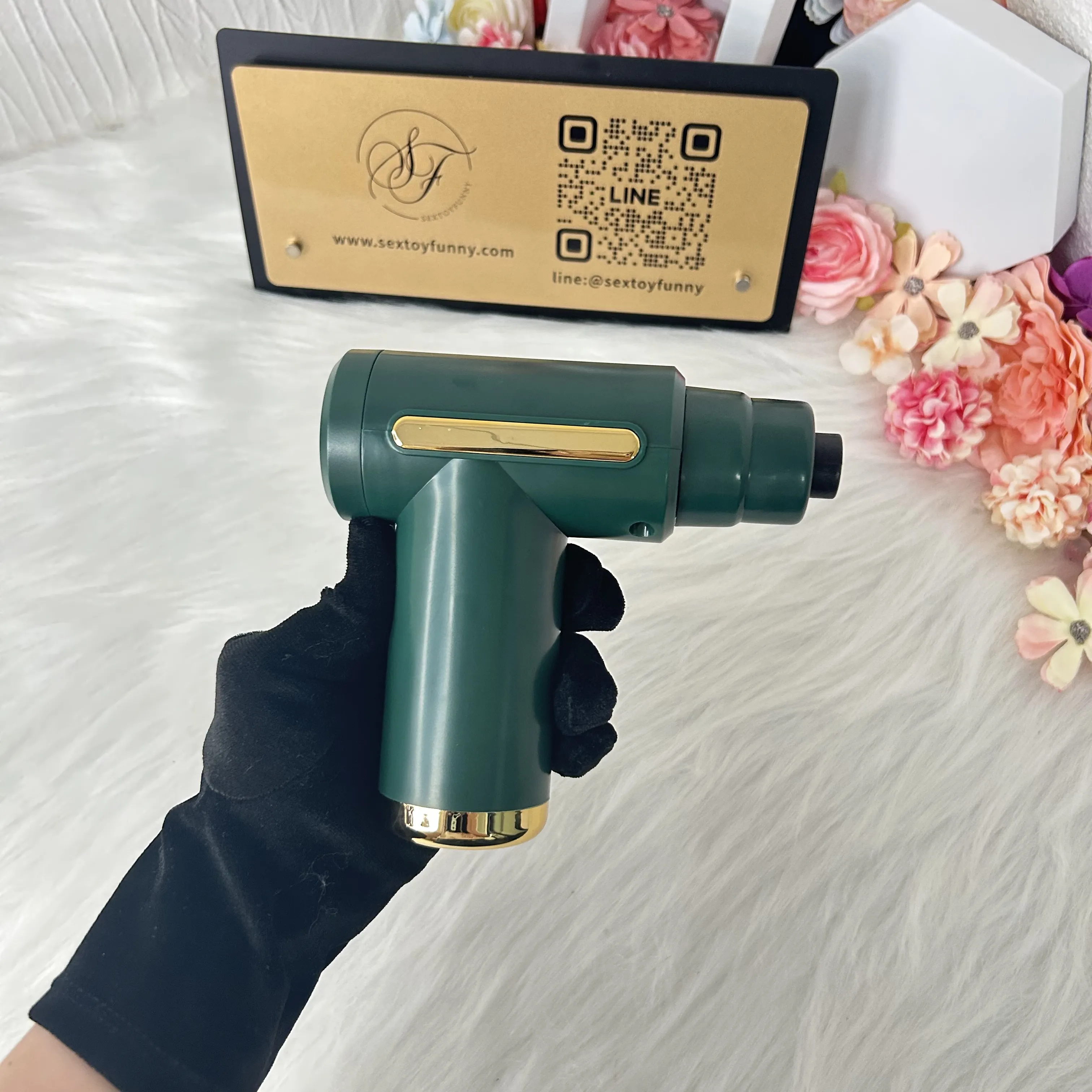 เครื่องนวดหลายฟังก์ชัน ชิปอัจฉริยะ 3200 รอบ/นาที 6 ระดับความถี่สั่นสะเทือน ความกว้างการสั่น 6 มม. หลายฟังก์ชันในเครื่องเดียว
