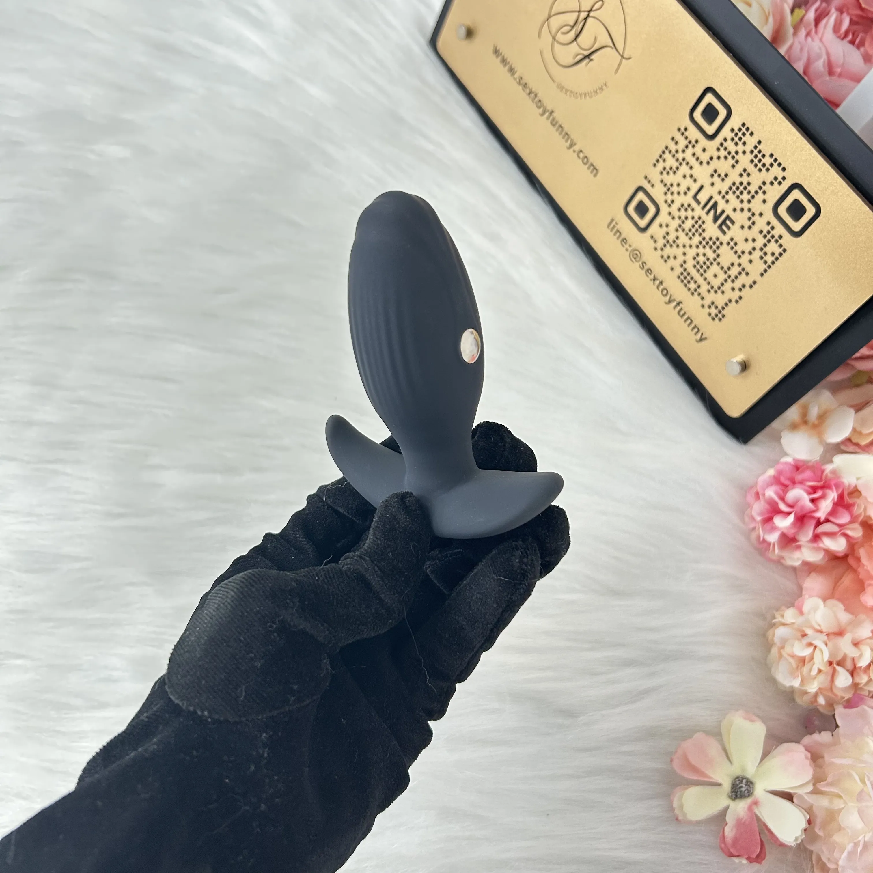 Wireless Remote Control Anal Plug 3-Level Pulse Shock
