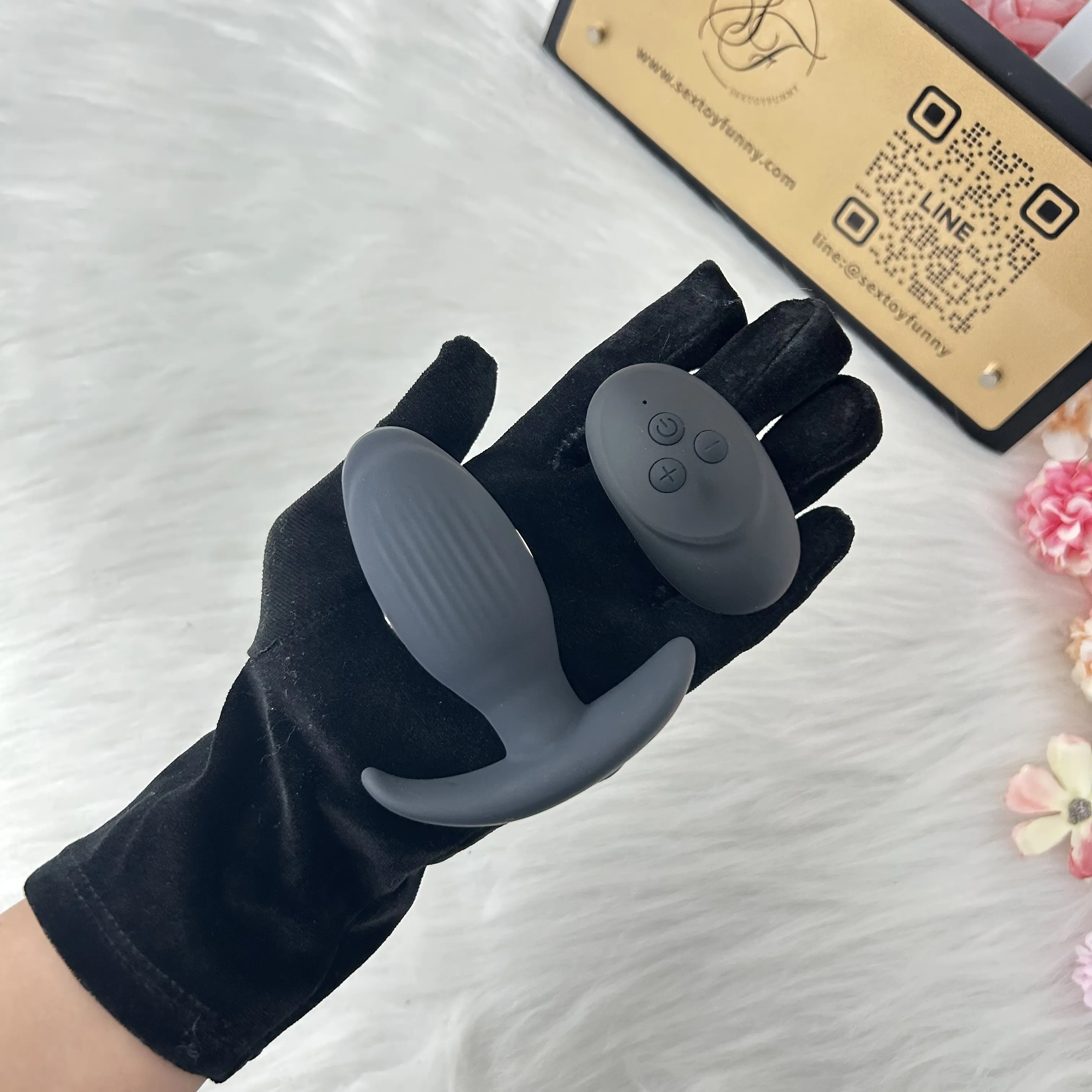 Wireless Remote Control Anal Plug 3-Level Pulse Shock