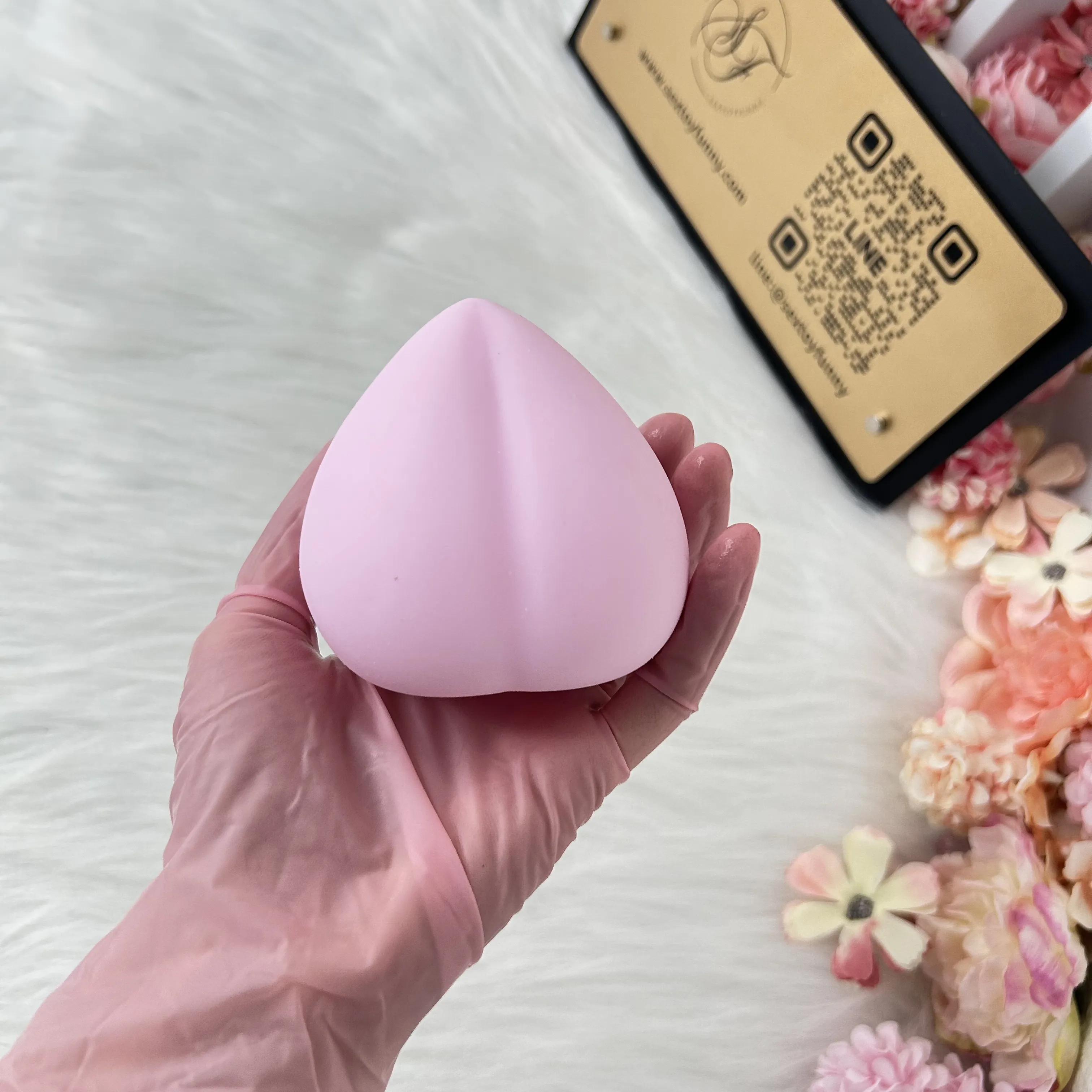 Peach-Shaped Pocket Pussy Lighting And Heating Function