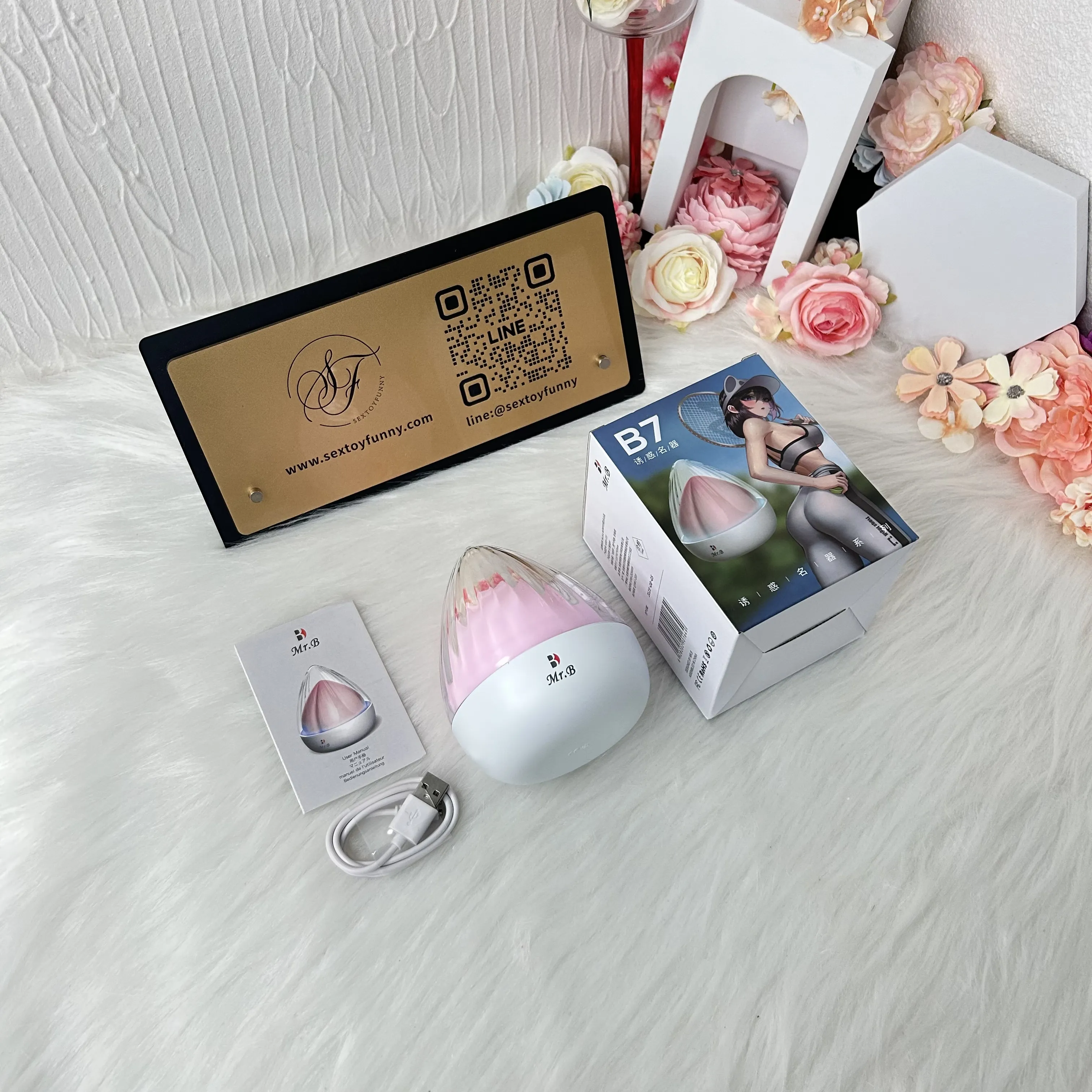 Peach-Shaped Pocket Pussy Lighting And Heating Function