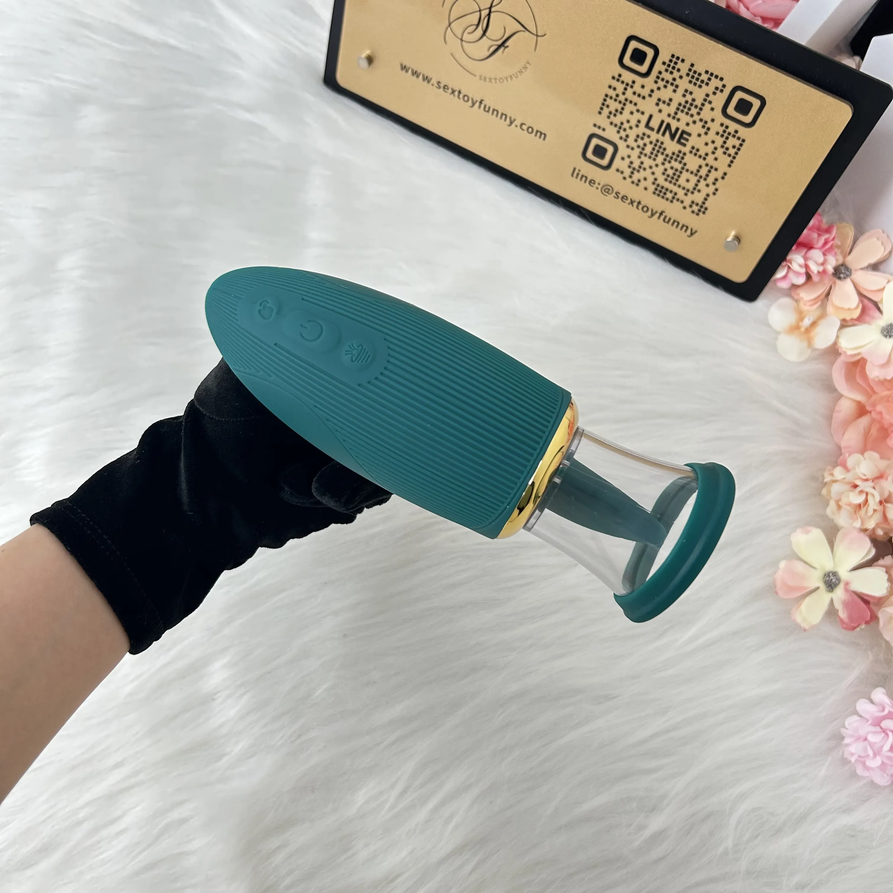 5 Suction 7 Tongue-Licking Metal Finger Ring Vibrator