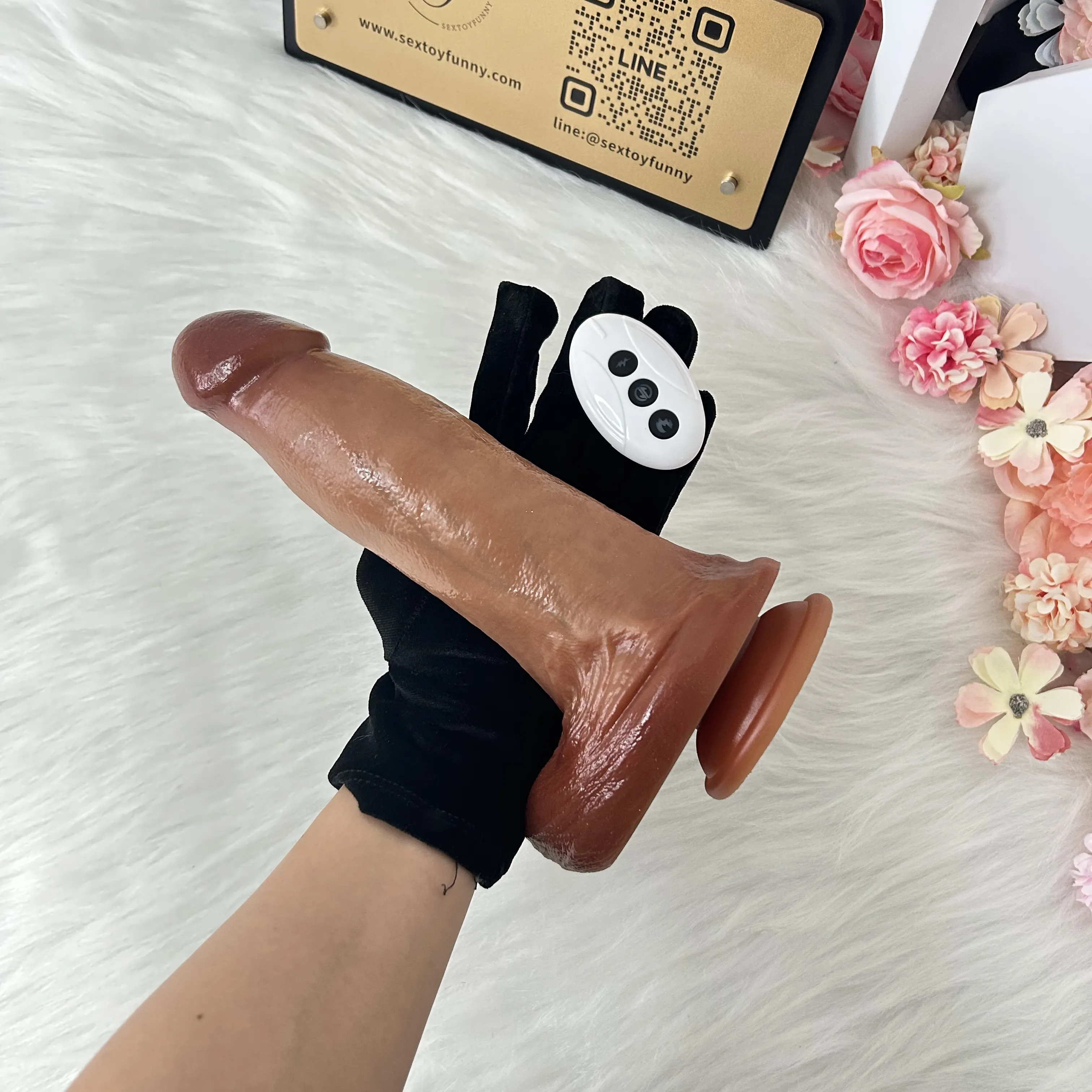9 Modes Remote Control Heating & Thrusting Thickened Dildo