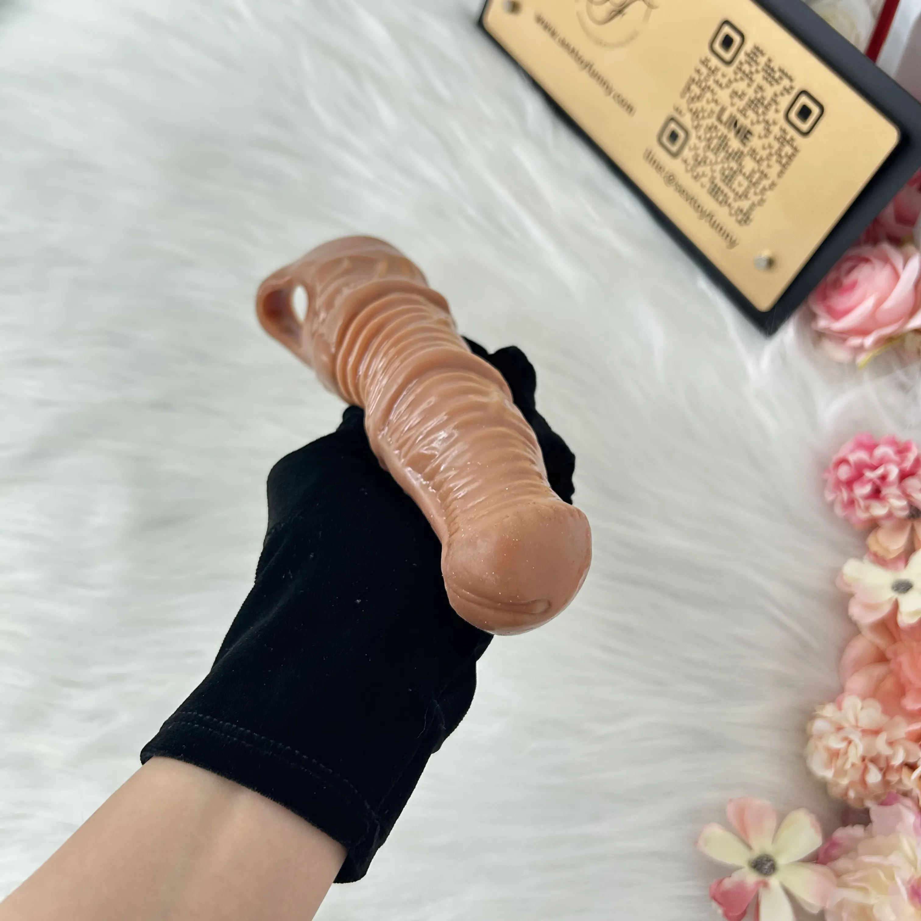 Extra-Long Penis Extender Black And Flesh Color Available