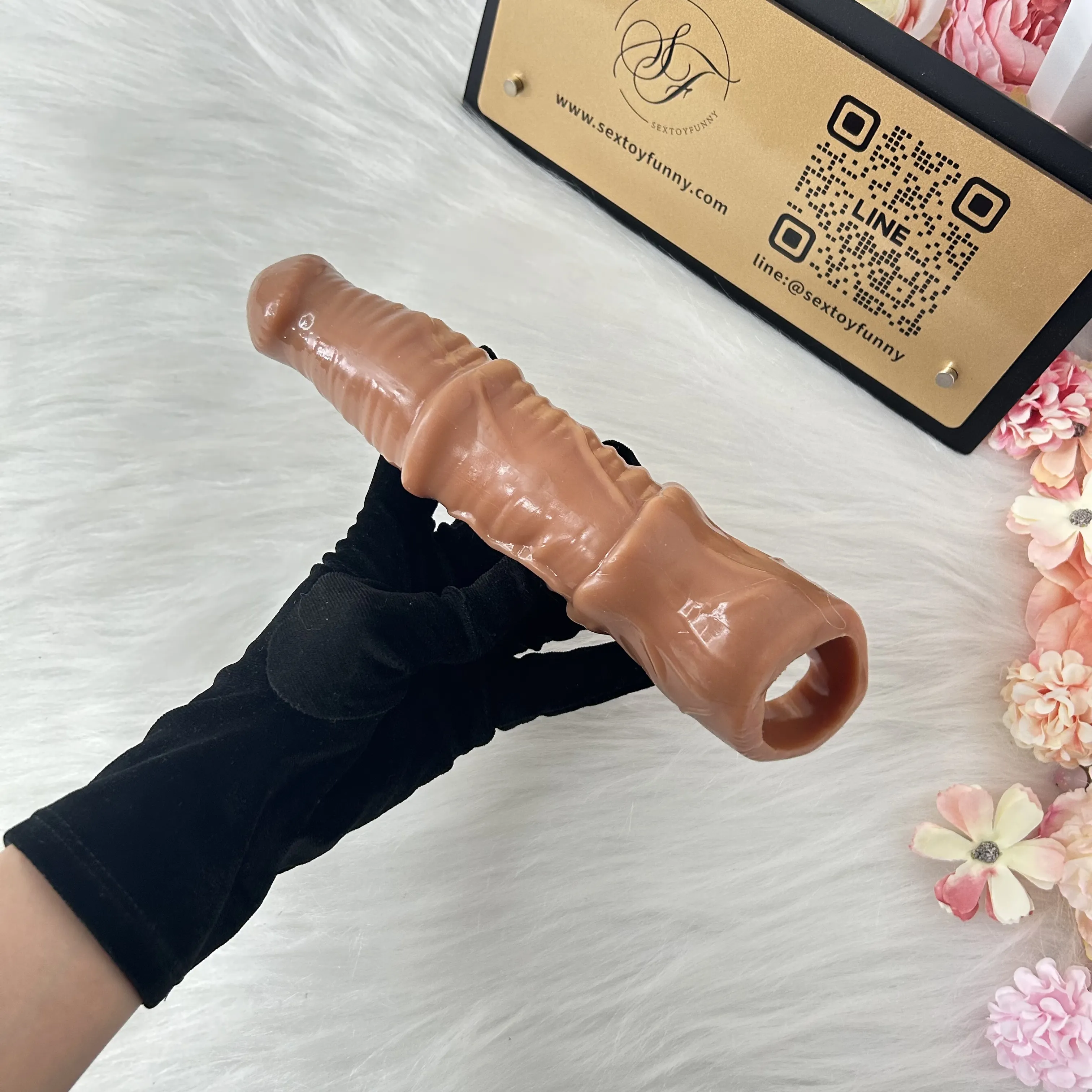 Extra-Long Penis Extender Black And Flesh Color Available