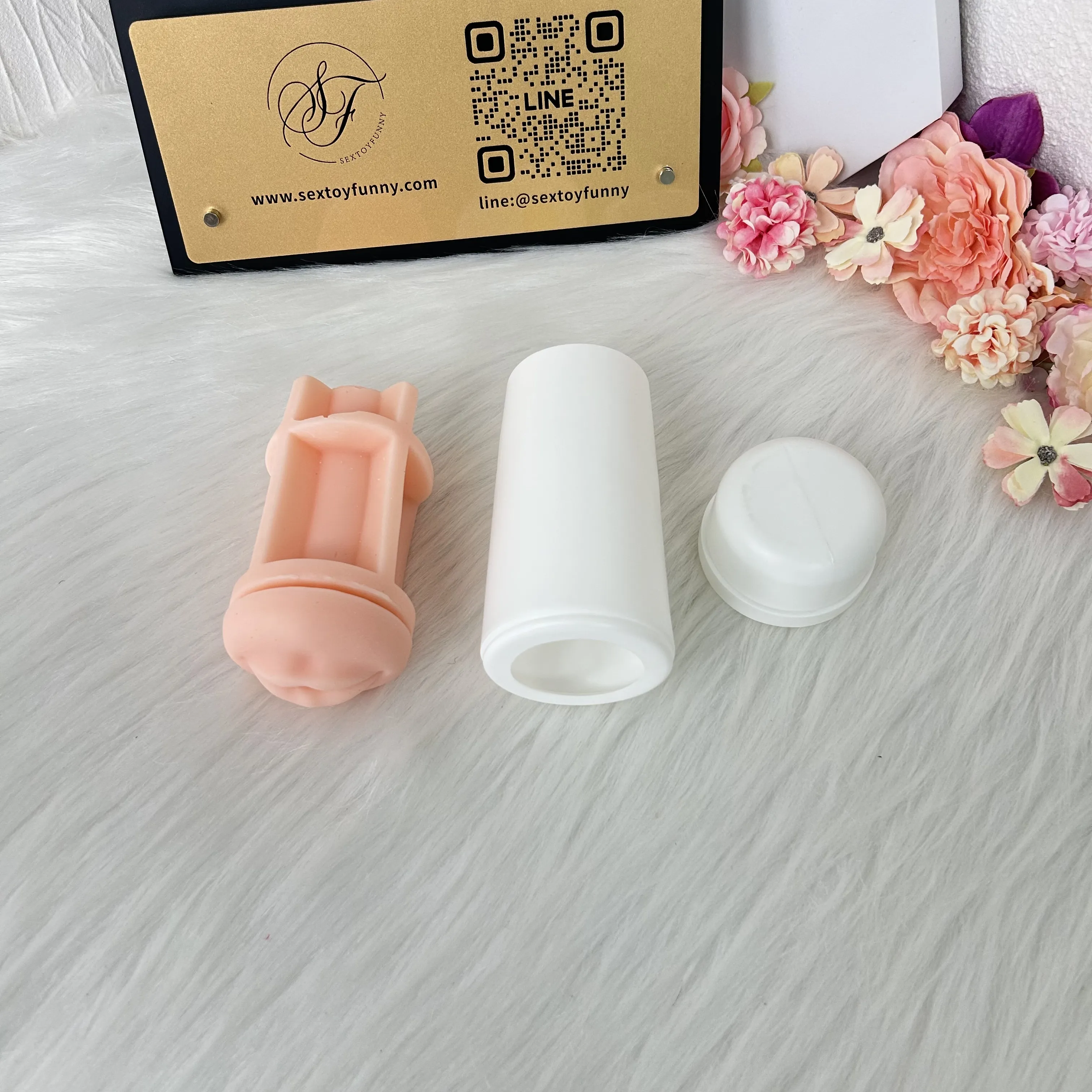Milk Tea Cup Oral Masturbator High-Elasticity TPE Material