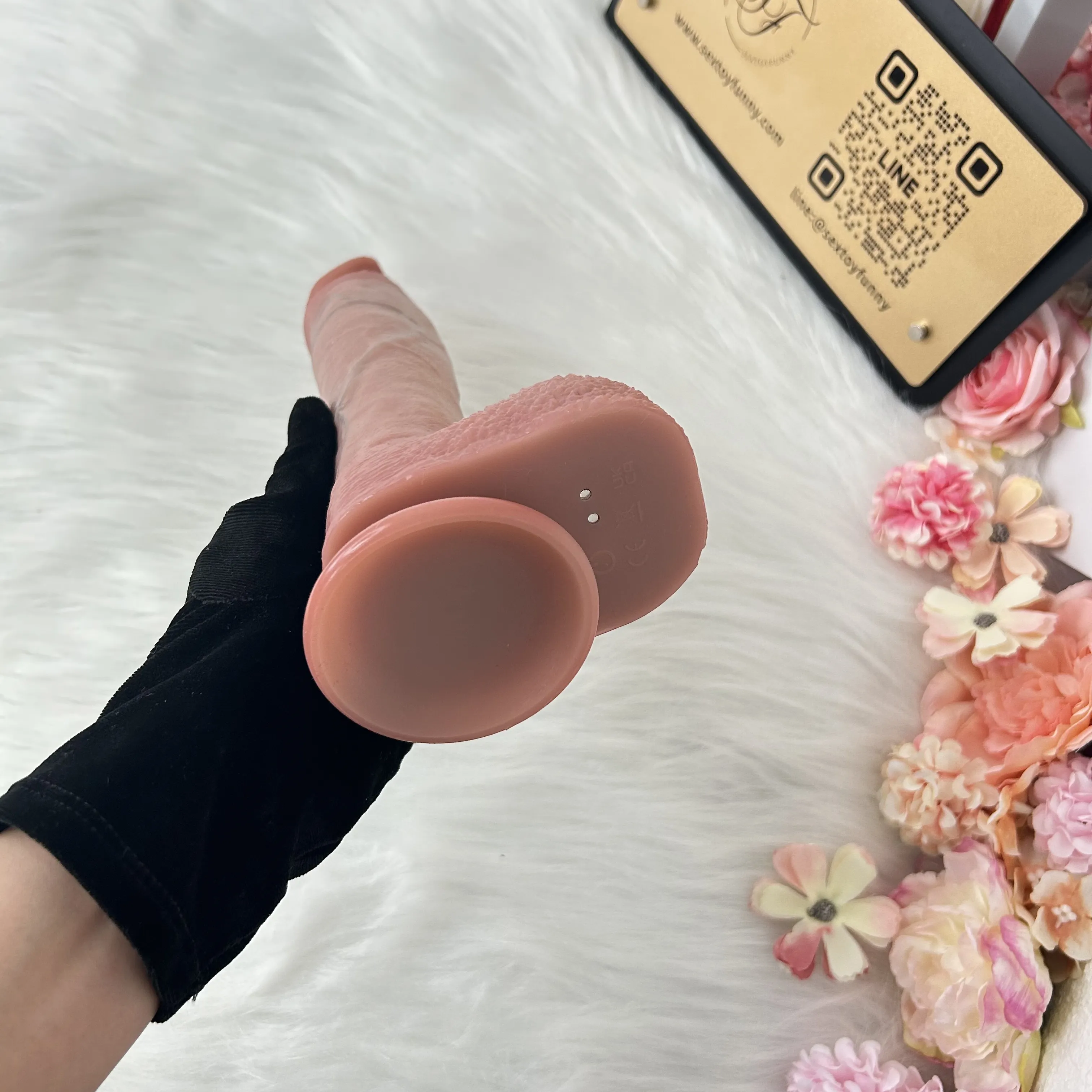 Extra-Long Heated 9 Frequencies Thrusting Realistic Dildo