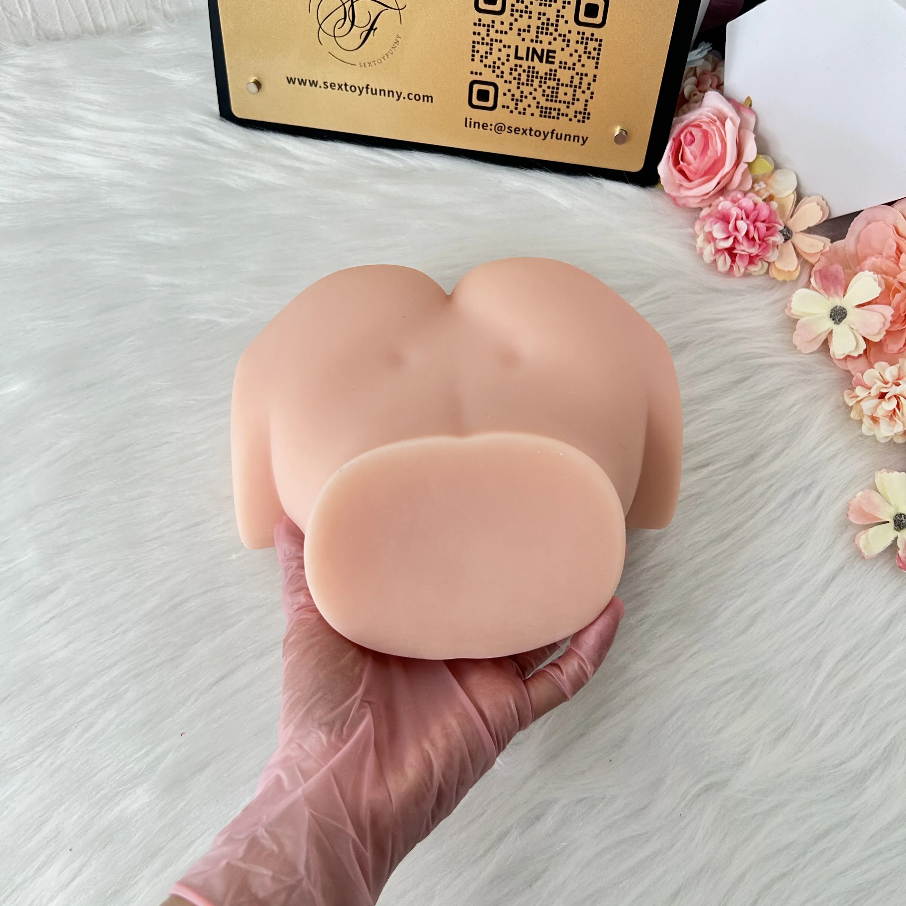 Realistic Vaginal & Anal Uterine Cavity Flesh Ball Wrapping 1800g