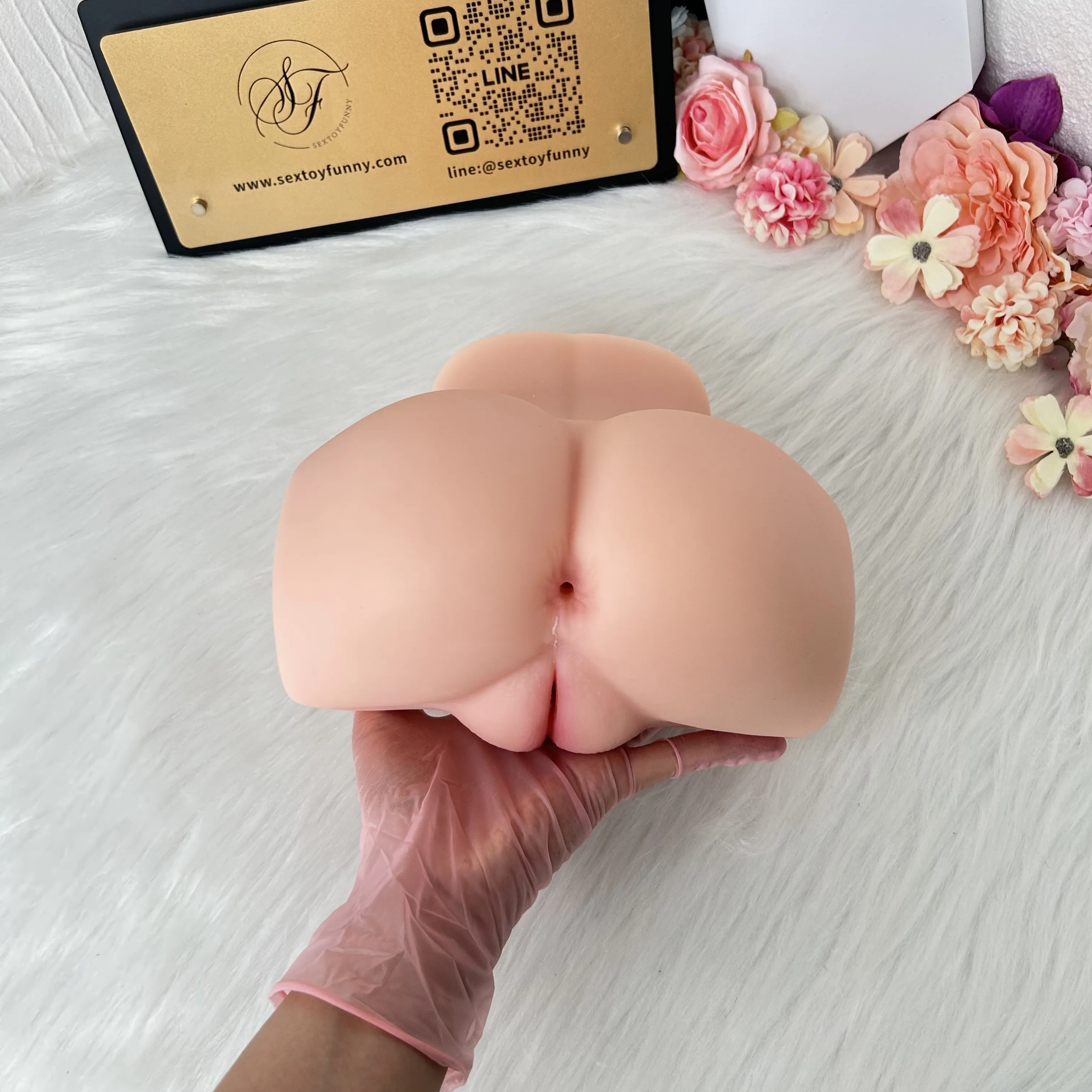 Realistic Vaginal & Anal Uterine Cavity Flesh Ball Wrapping 1800g