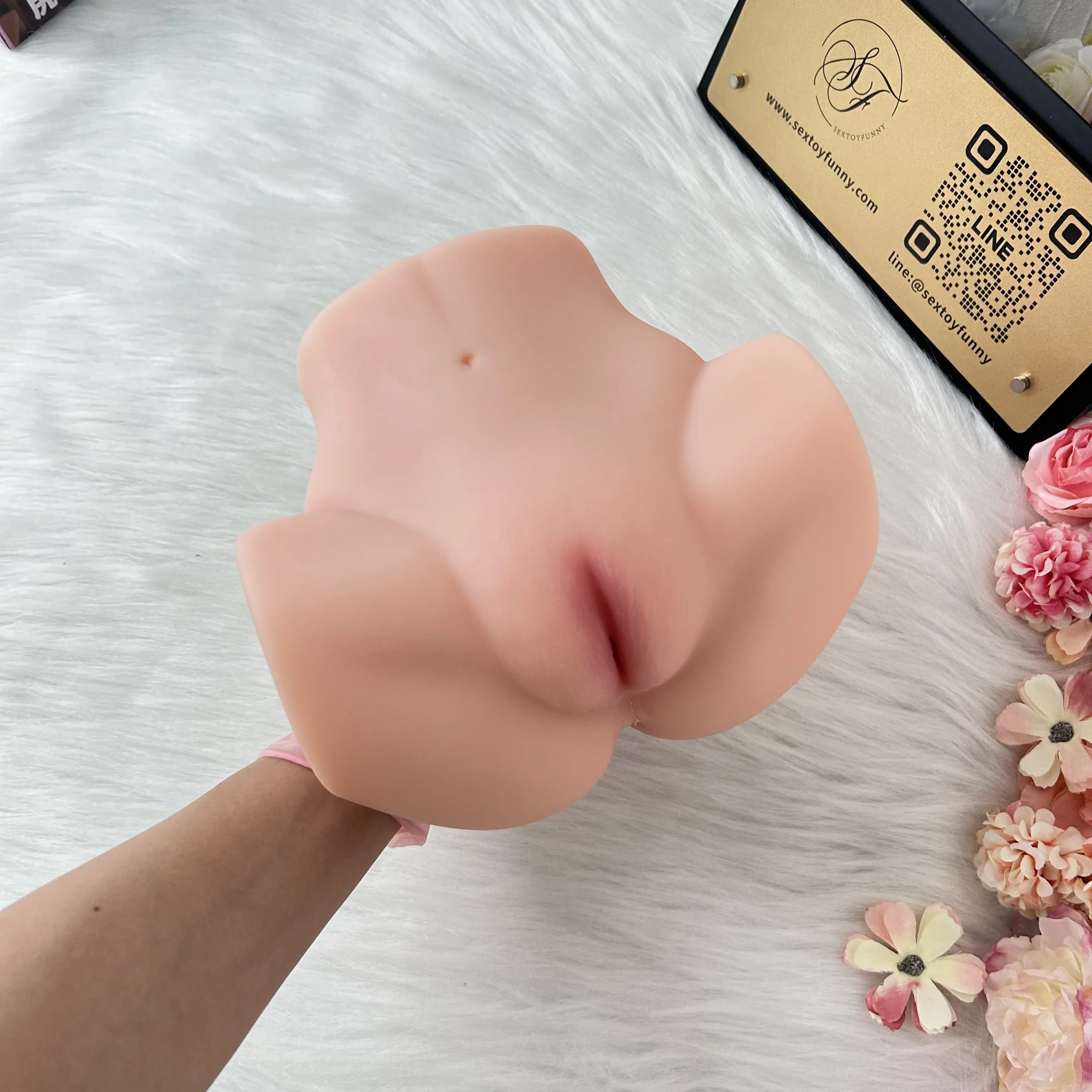 Realistic Vaginal & Anal Uterine Cavity Flesh Ball Wrapping 1800g
