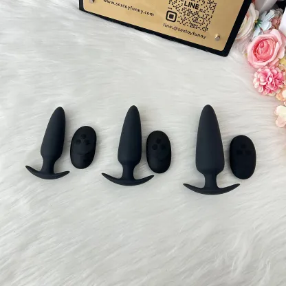 ของเล่นประตูหลัง เครื่องนวดต่อมลูกหมาก มอเตอร์แรงสูง หลายสปีด สามขนาด